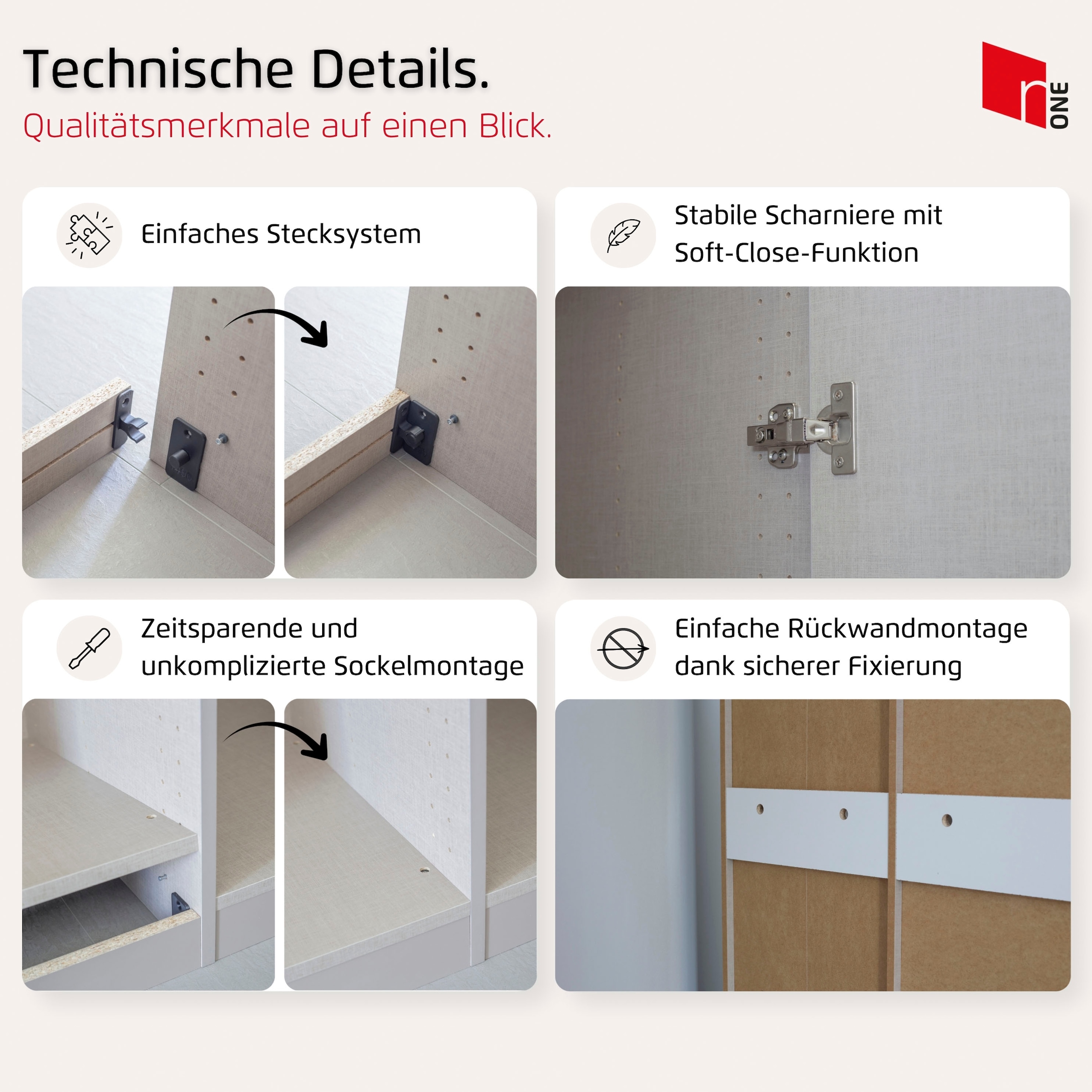 rauch »Schrank Möbel Schlafzimmer Garderobe Kinderzimmer WELTNEUHEIT TYNDA« PATENTIERTES SCHNELLMONTAGESYSTEM, Soft-Close-Funktion MADE IN GERMANY