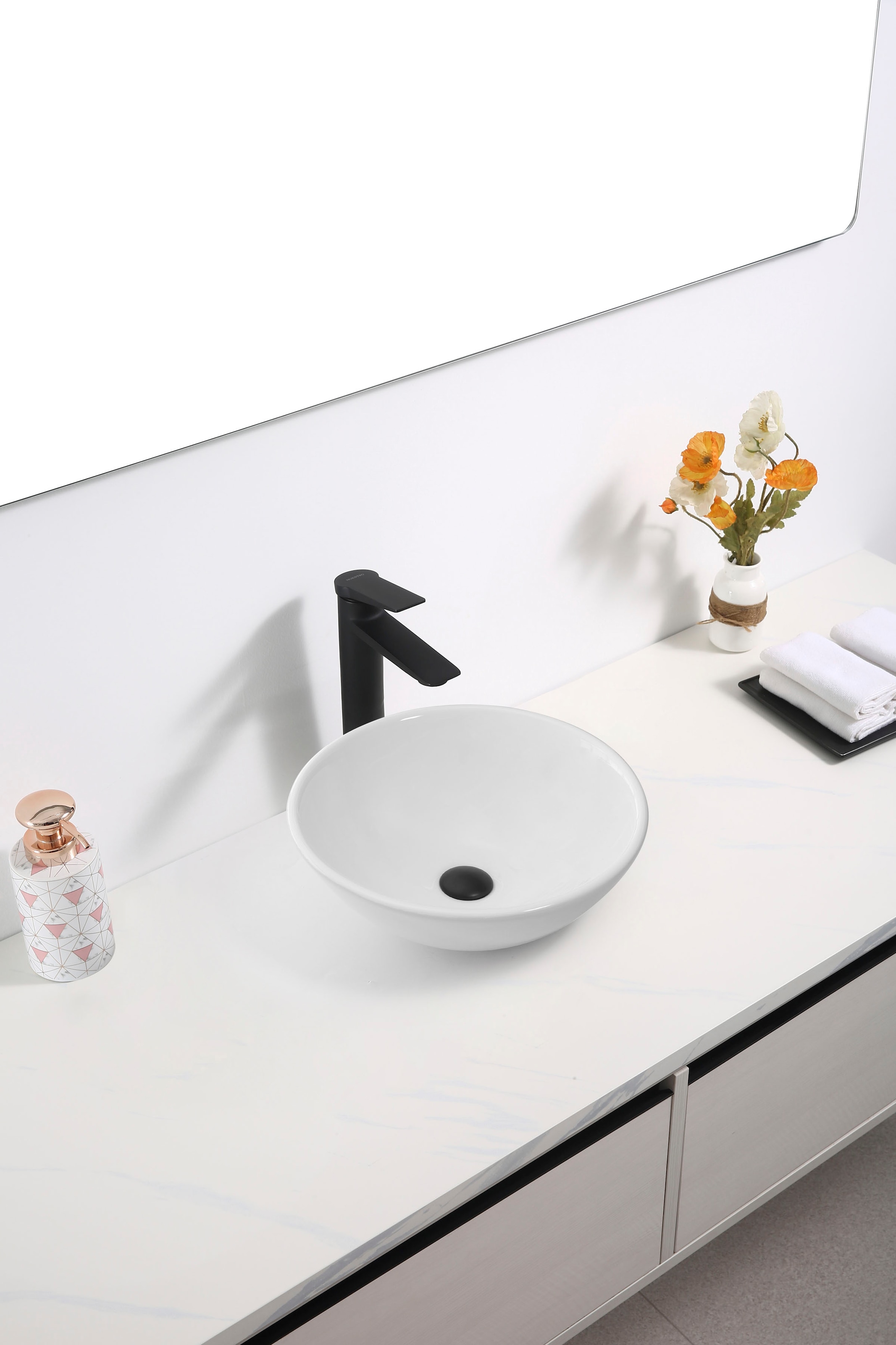 welltime Aufsatzwaschbecken »Rondino« 42cm Durchmesser bei 16cm Höhe