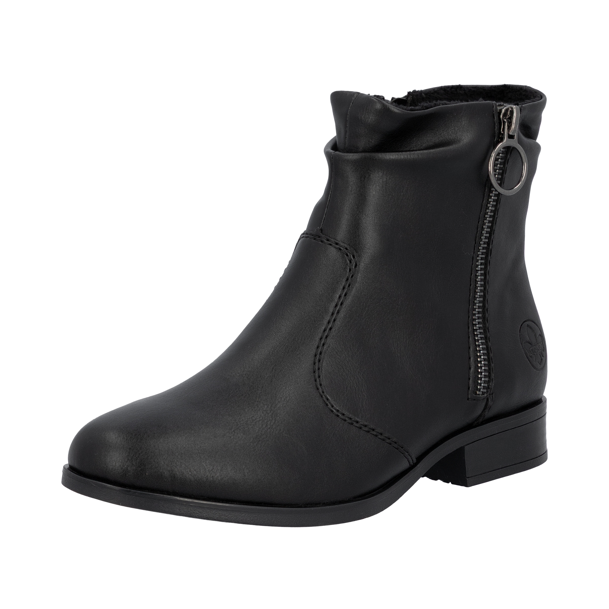 Image of Rieker Stiefelette Boots, Blockabsatz, mit Innenreissverschluss