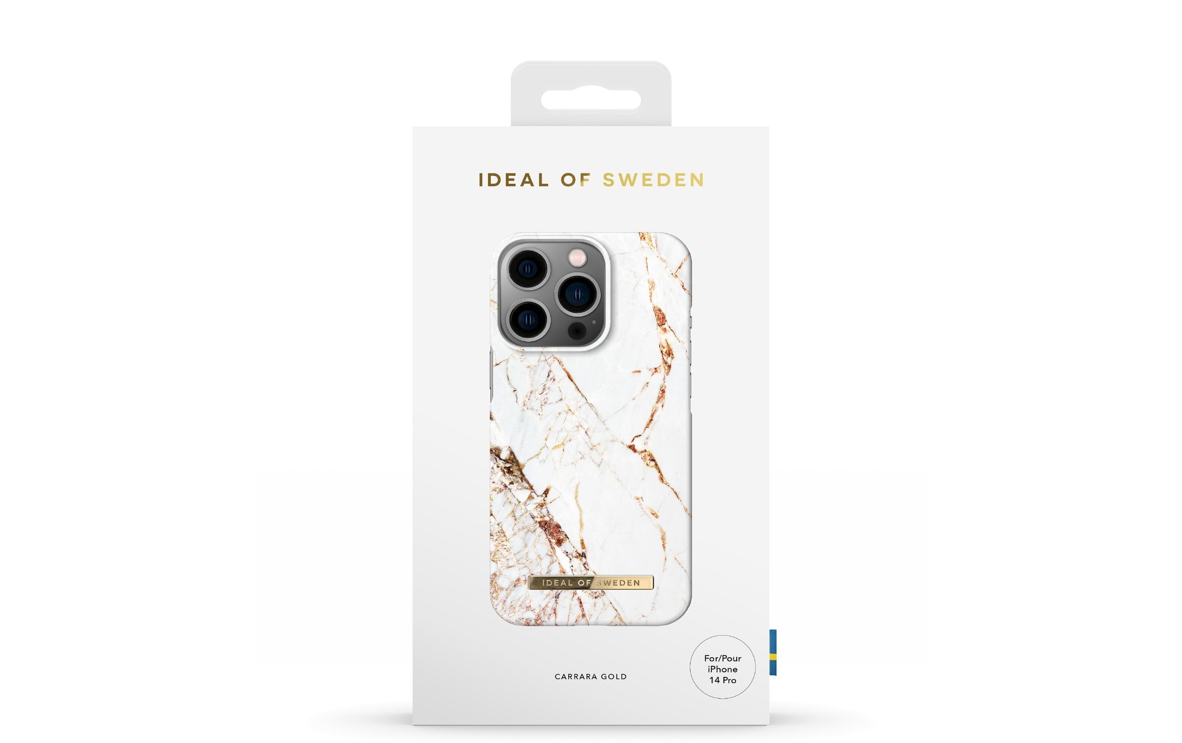 iDeal of Sweden Smartphone-Hülle »Carrara Goldfarben iPhone 14 Pro«