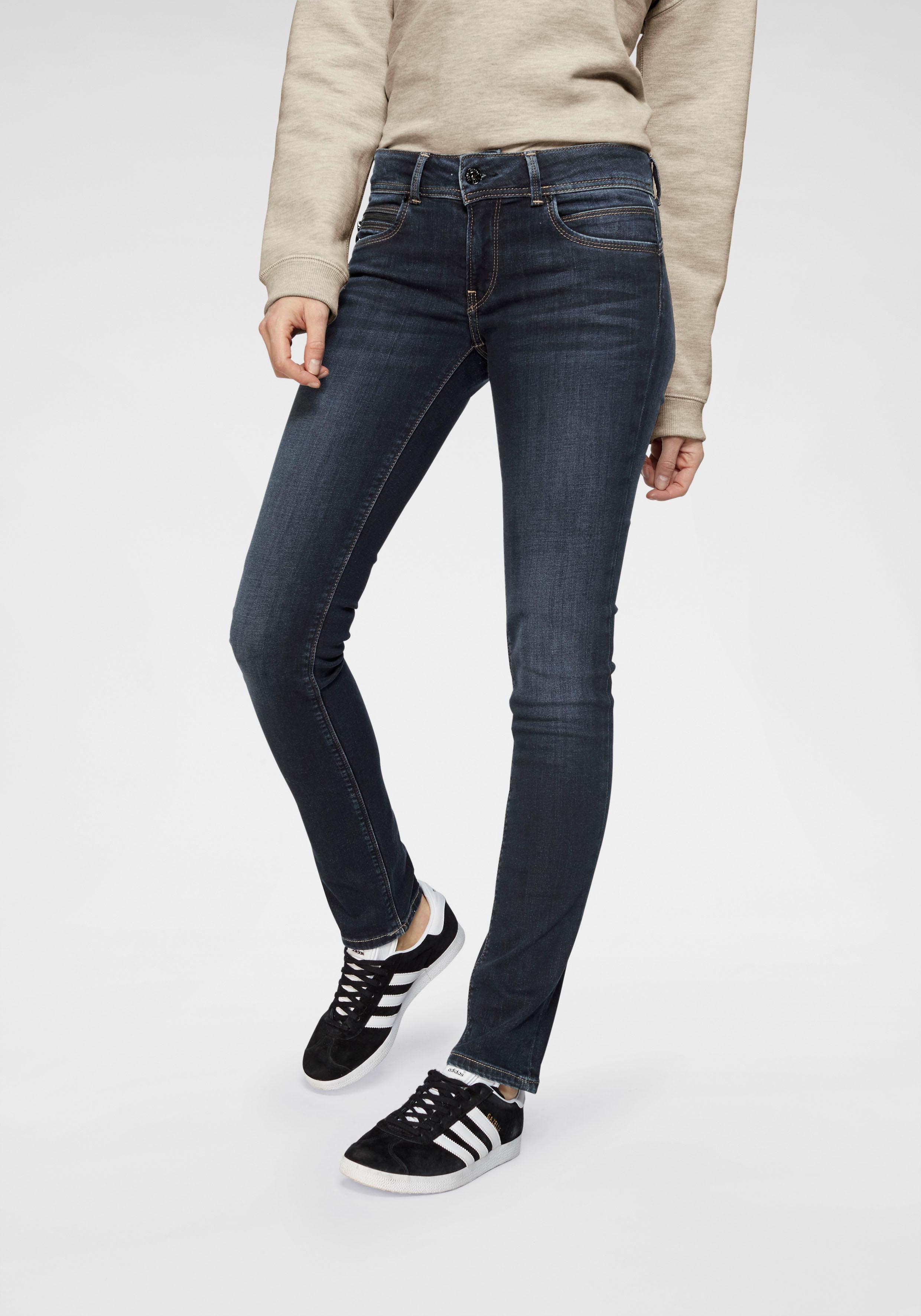 Pepe Jeans Slim-fit-Jeans »NEW BROOKE«, mit 1-Knopf Bund und Reissverschlusstasche-Pepe Jeans 1