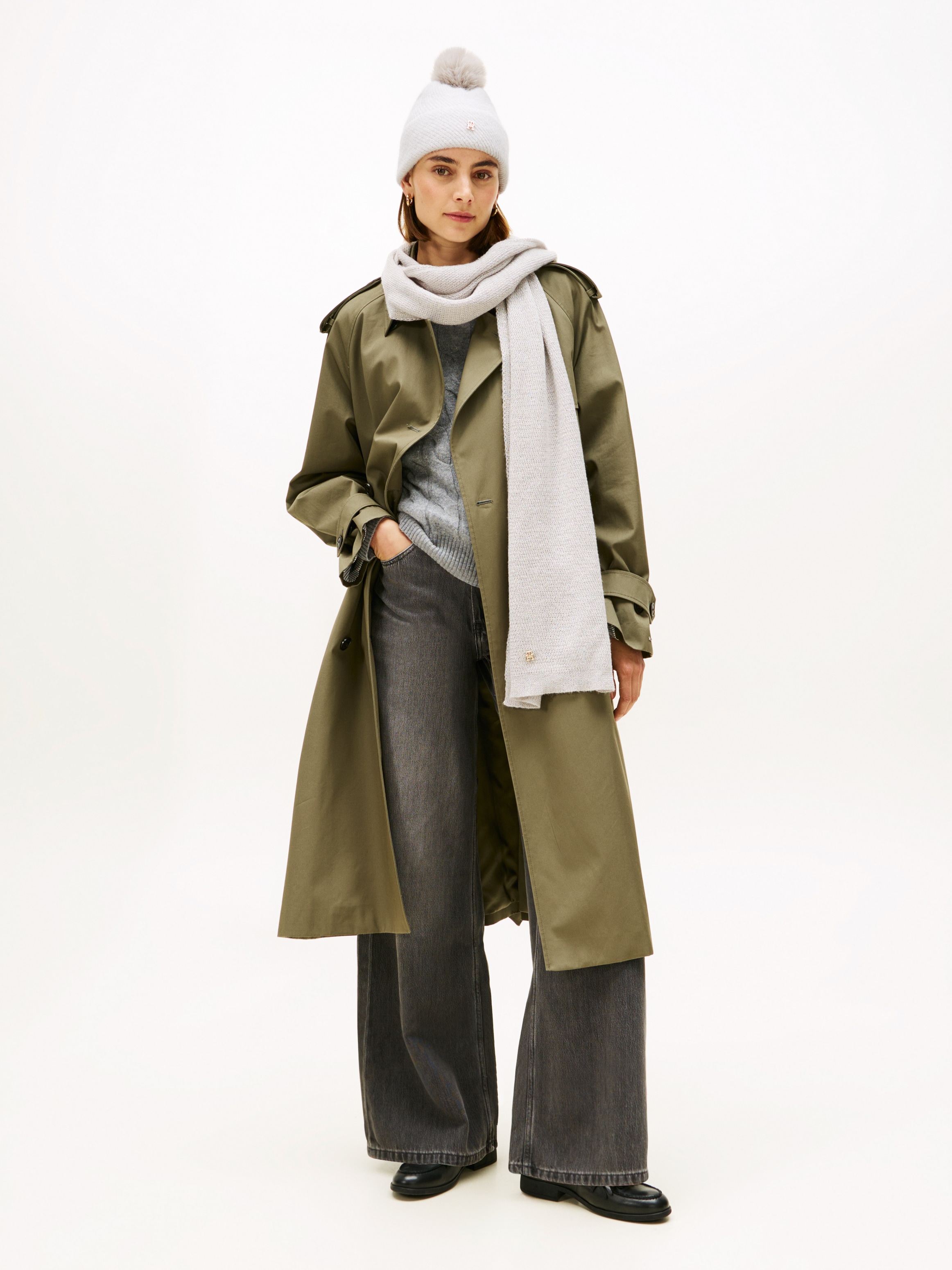 Tommy Hilfiger Beanie »POM POM LUREX« in Geschenkbox, Set aus Mütze und Schal