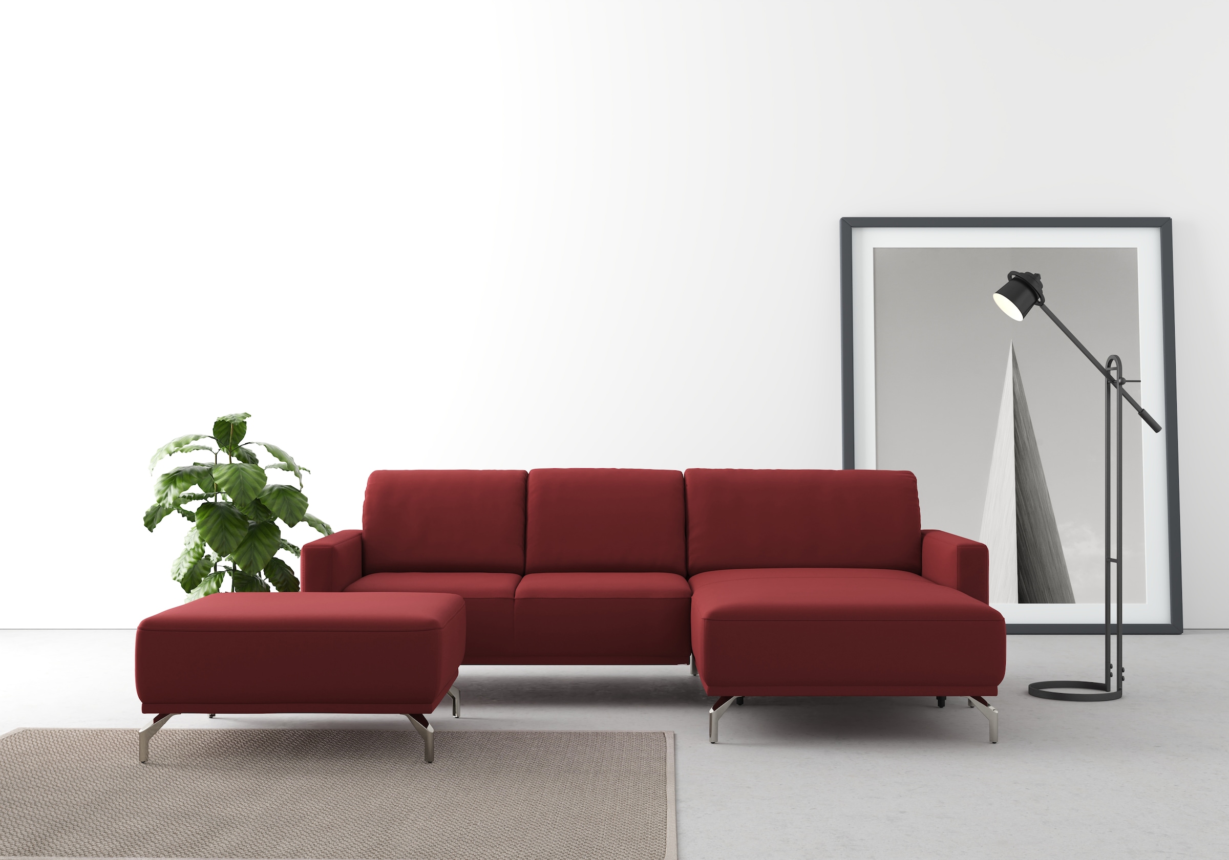 sit&more Canapé d'angle »Bailando L-Form« wahlweise mit Kopfteilverstellung und Vorziehsitz, motorisch