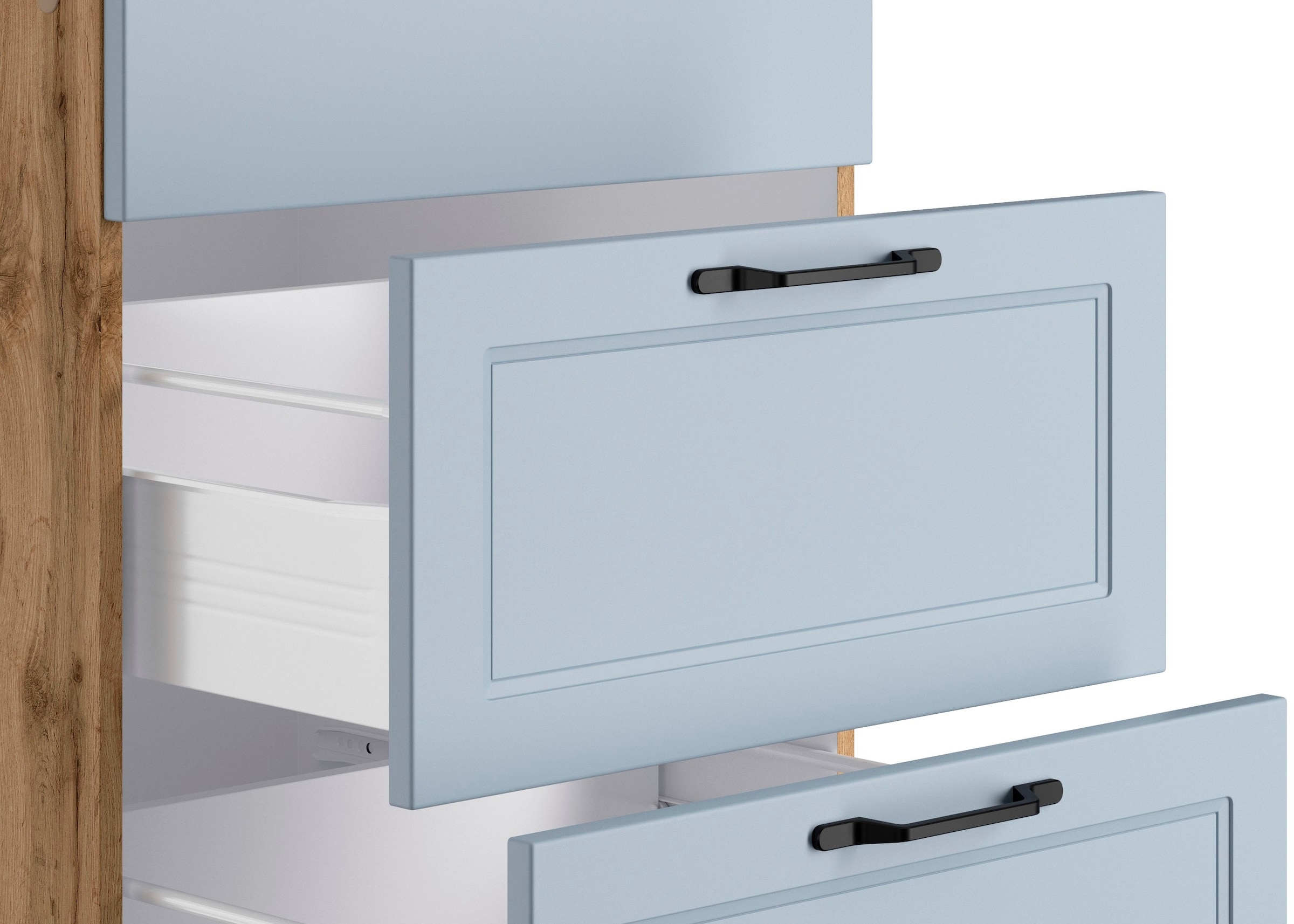 KOCHSTATION Kitchenette »KS-Lana« largeur 300 cm, avec ou sans appareils électriques au choix