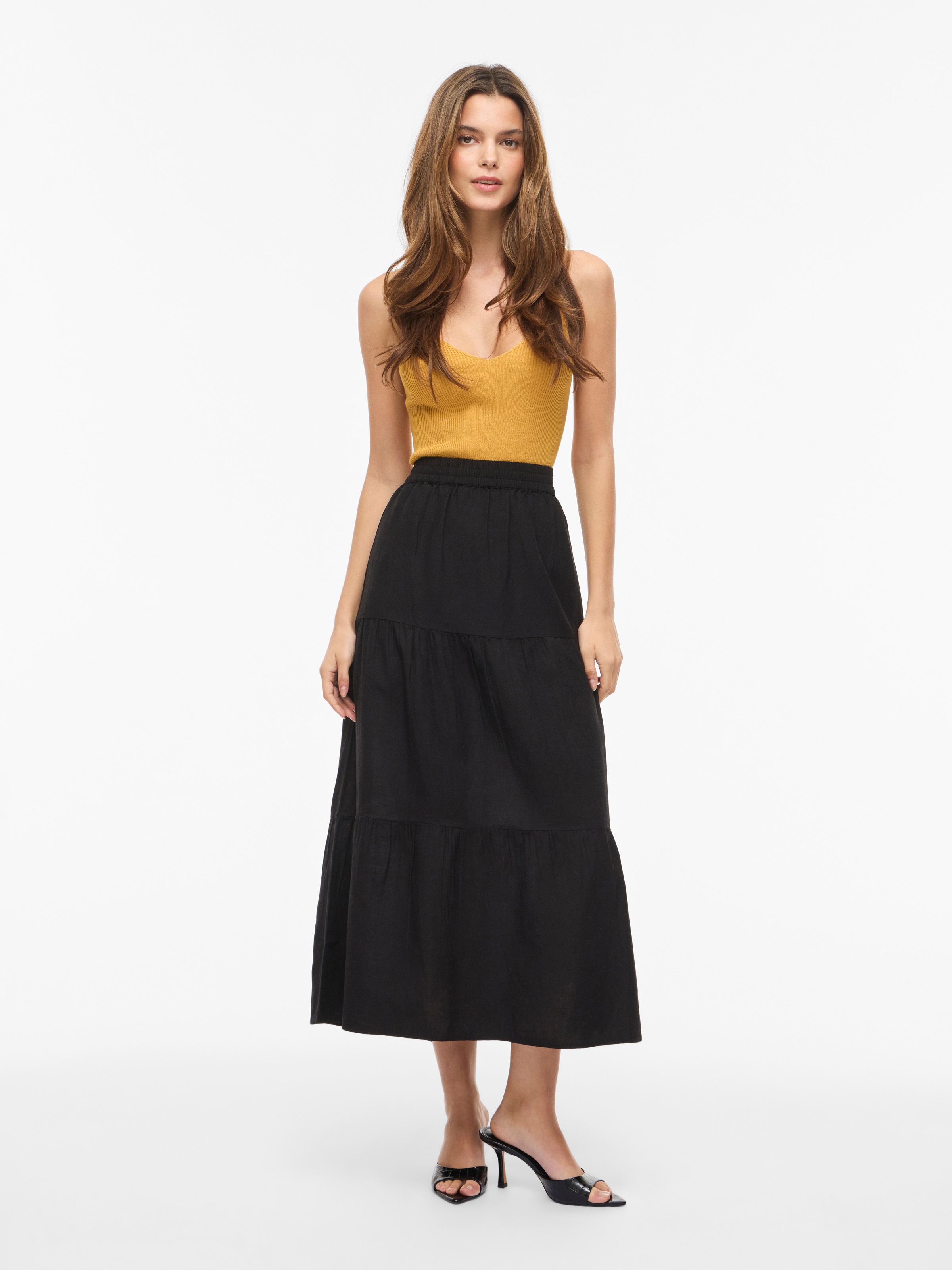 Vila Maxi jupe »VIPRISILLA HW ANKLE SKIRT - NOOS«