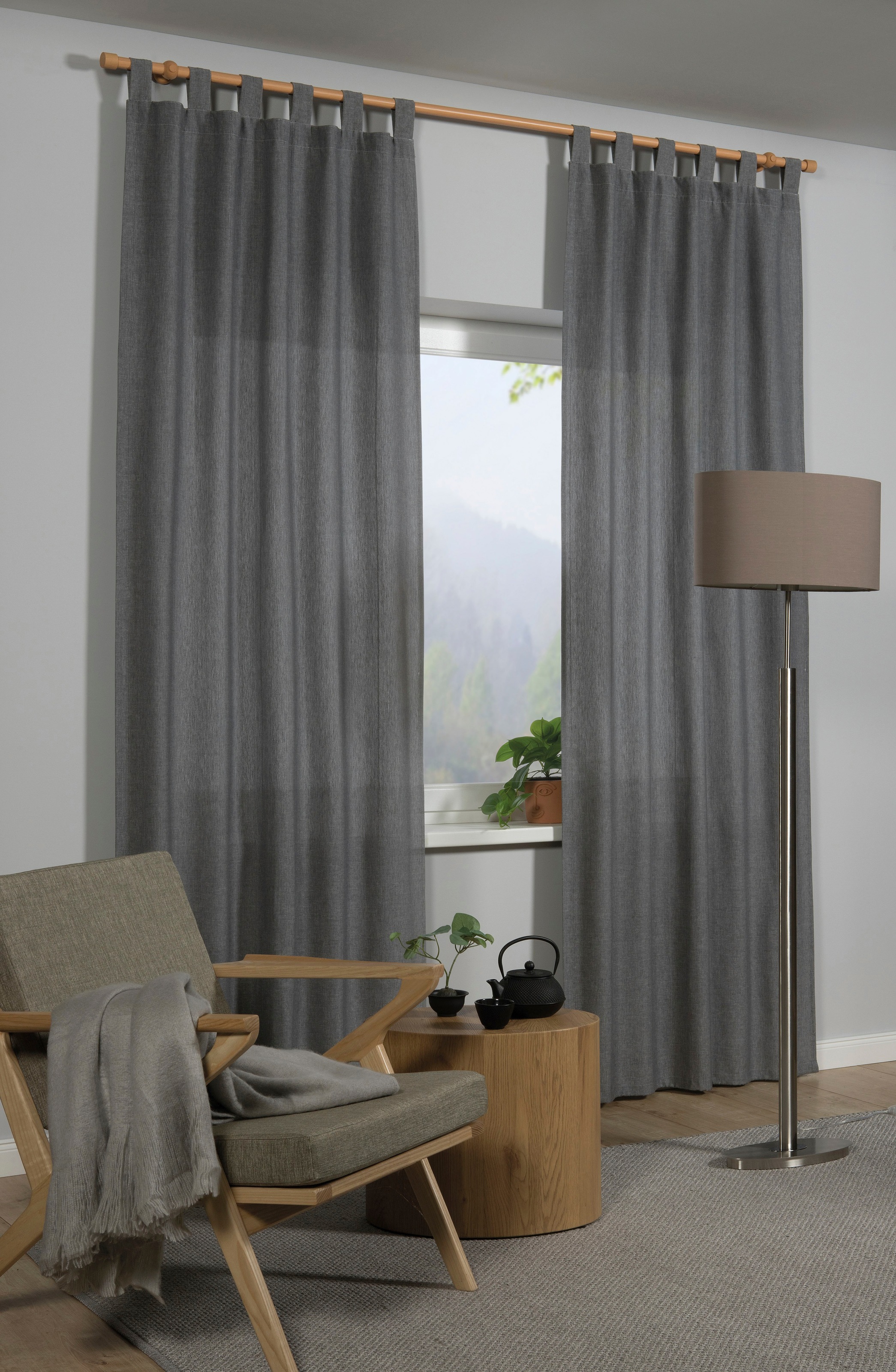 GARDINIA Gardinenstange »Set Shorty« Ø 25 mm 1 läufig-läufig