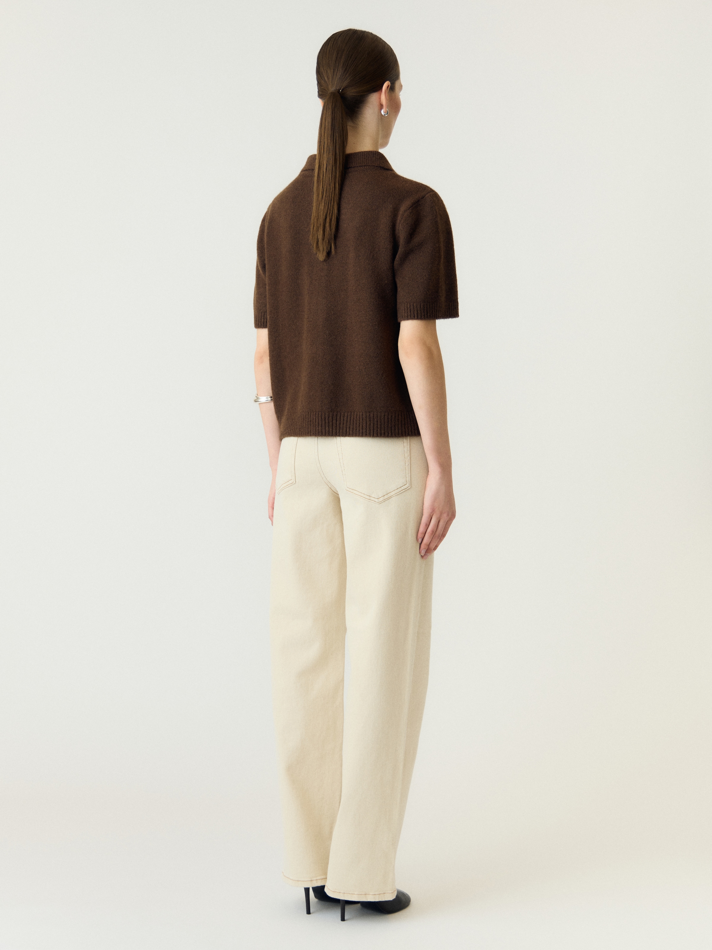 Y.A.S Veste en tricot »YASFRILO SS KNIT CARDIGAN S. NOOS« avec laine et stretch
