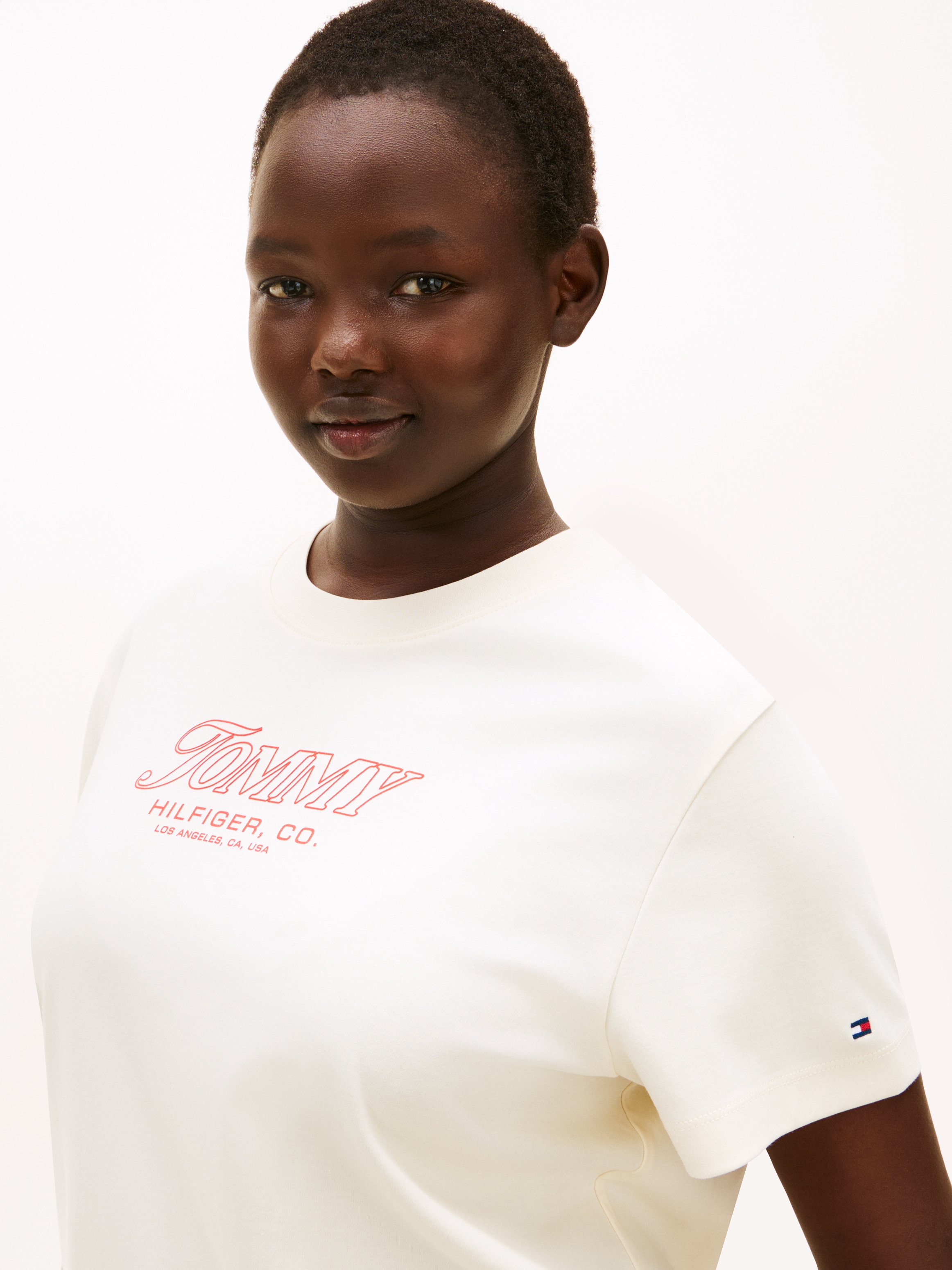 Tommy Hilfiger Curve T-shirt »CRV FUN GRAPHIC REG C-NK SS TEE« in grossen Grössen