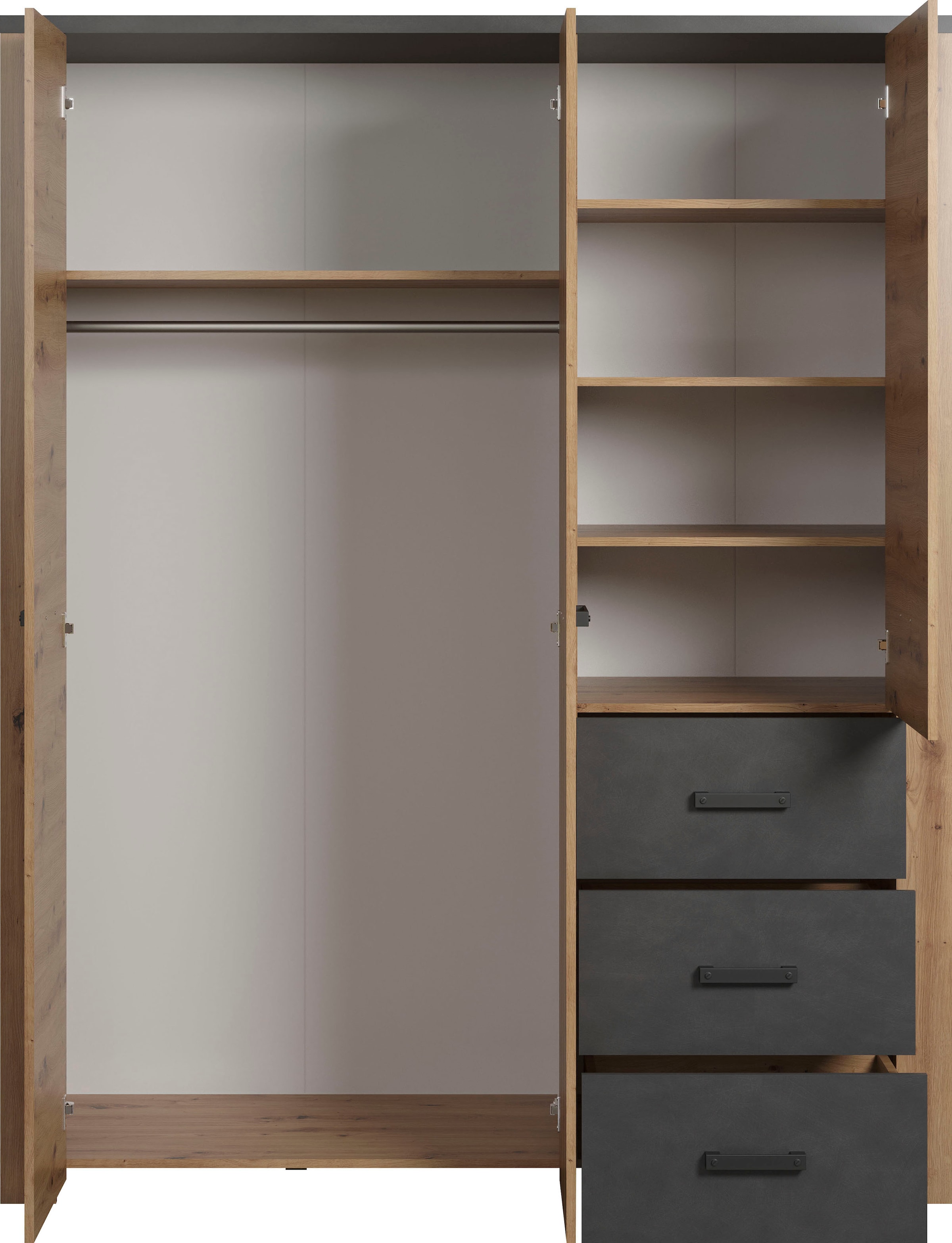 Home affaire Kleiderschrank »Ambres« 1 Stk. tlg.