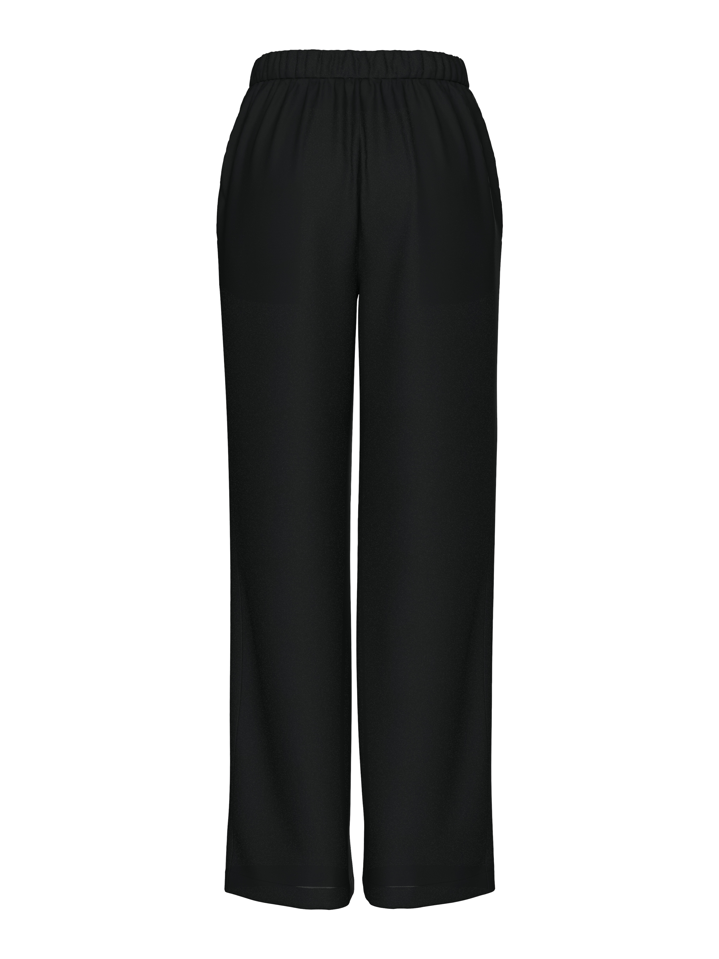 pieces Schlupfhose »PCBOSELLA HW WIDE PLAIN PANT NOOS«