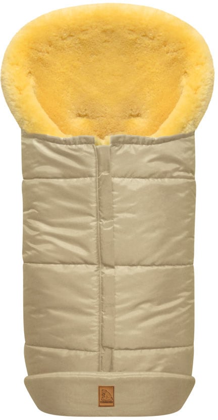 Fusssack »Eisbärchen - Lammfell Winterfusssack - Premium Qualität«, mit echtem...