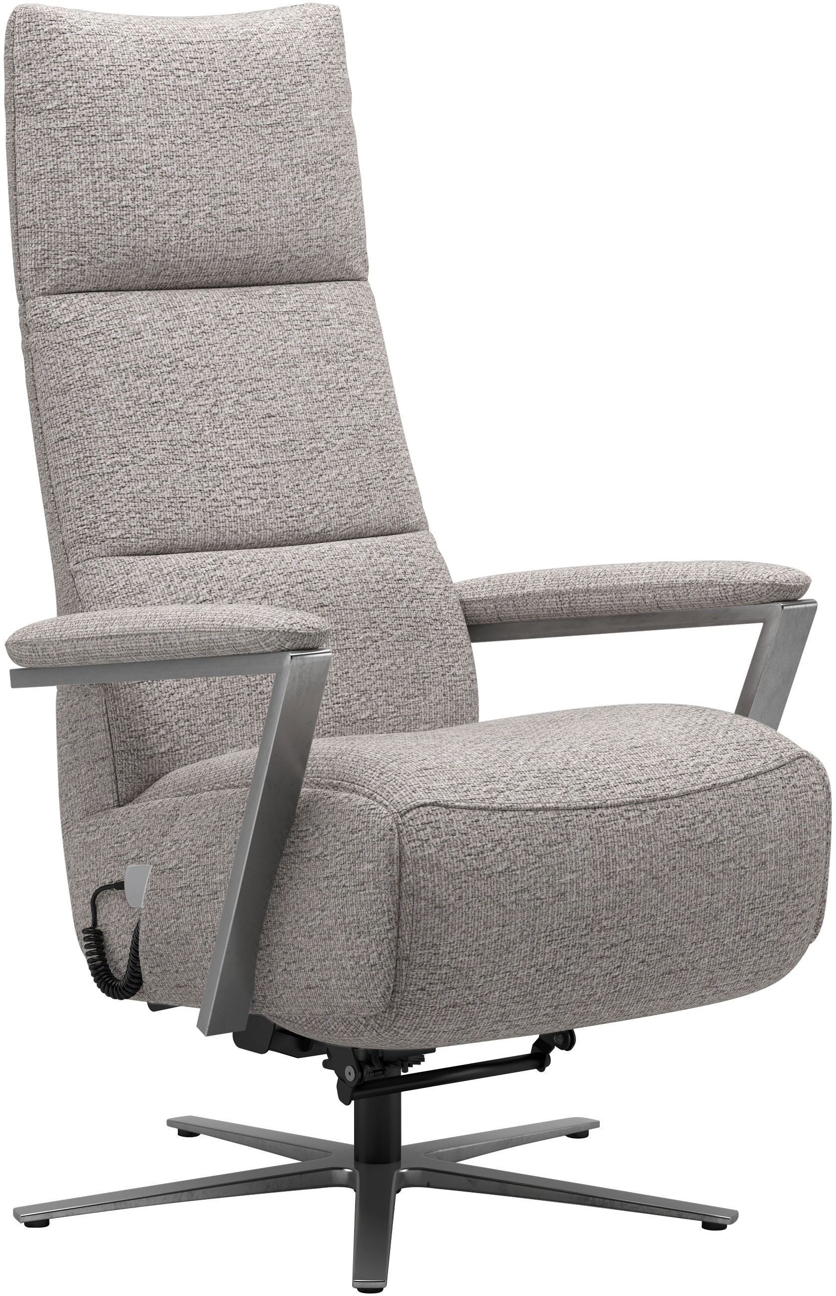 sit&more TV-Sessel "Vario Comfort, inkl. Kopfteilverstellung & 360 Drehfunktion" mit Herz-Waage-Funktion & 3 Motoren, Höhe der Armlehnen 60cm