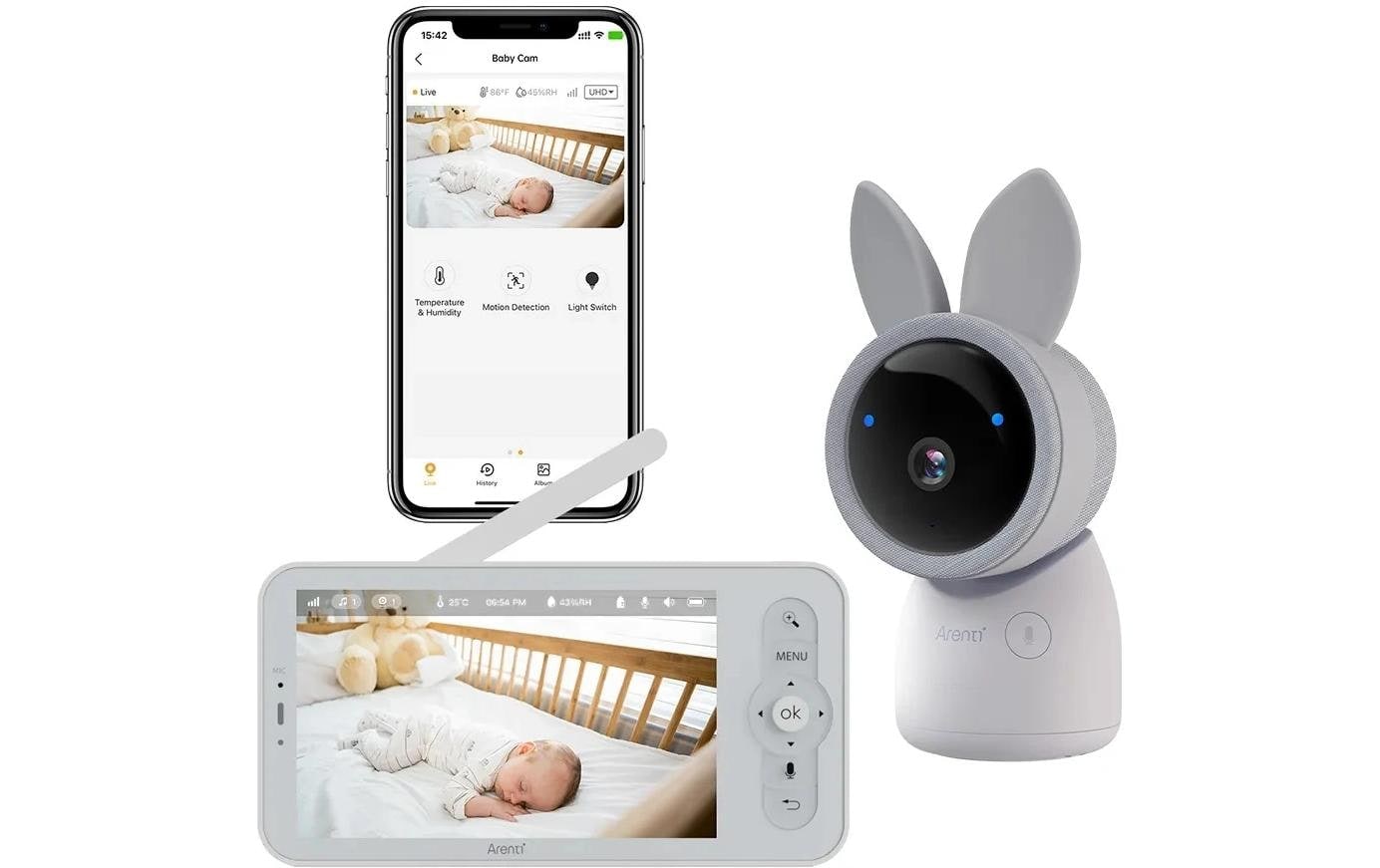   Babyphone vidéo »Arenti AINanny 2 Kamera Set«