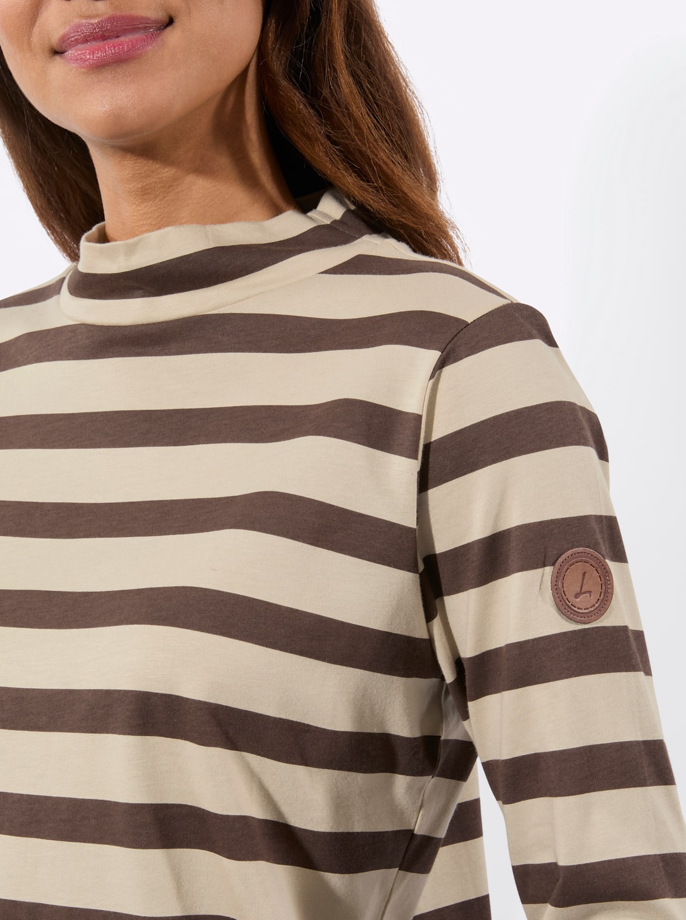 Casual Looks Stehkragenshirt »Stehkragen-Shirt« 1