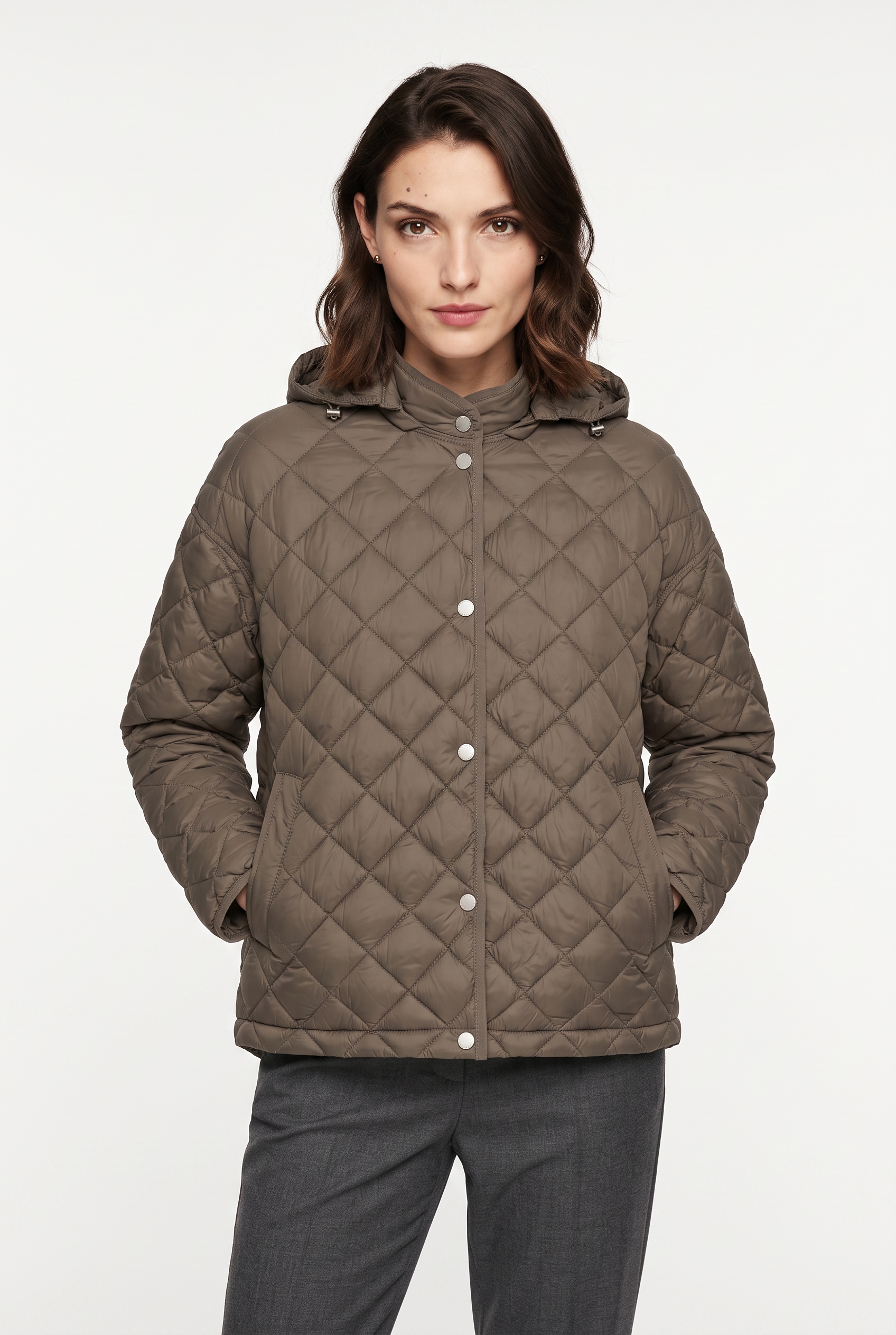 Image of Cinque Steppjacke "CIPHIL" mit Kapuze mit abnehmbarer Kapuze, Oversize Fit, leicht wärmend
