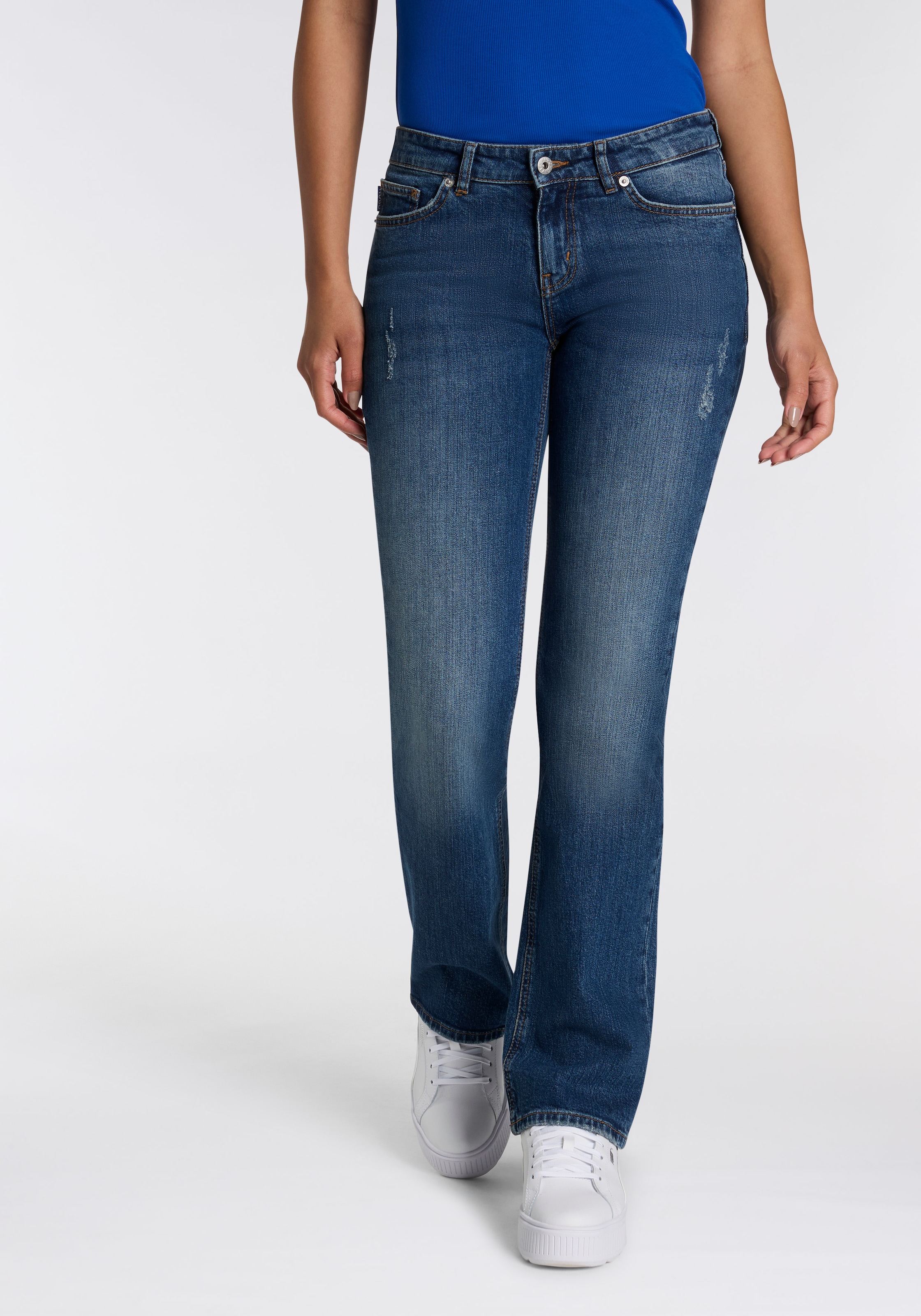 HUGO Blue Bootcut-Jeans »Gamera«, Low Rise