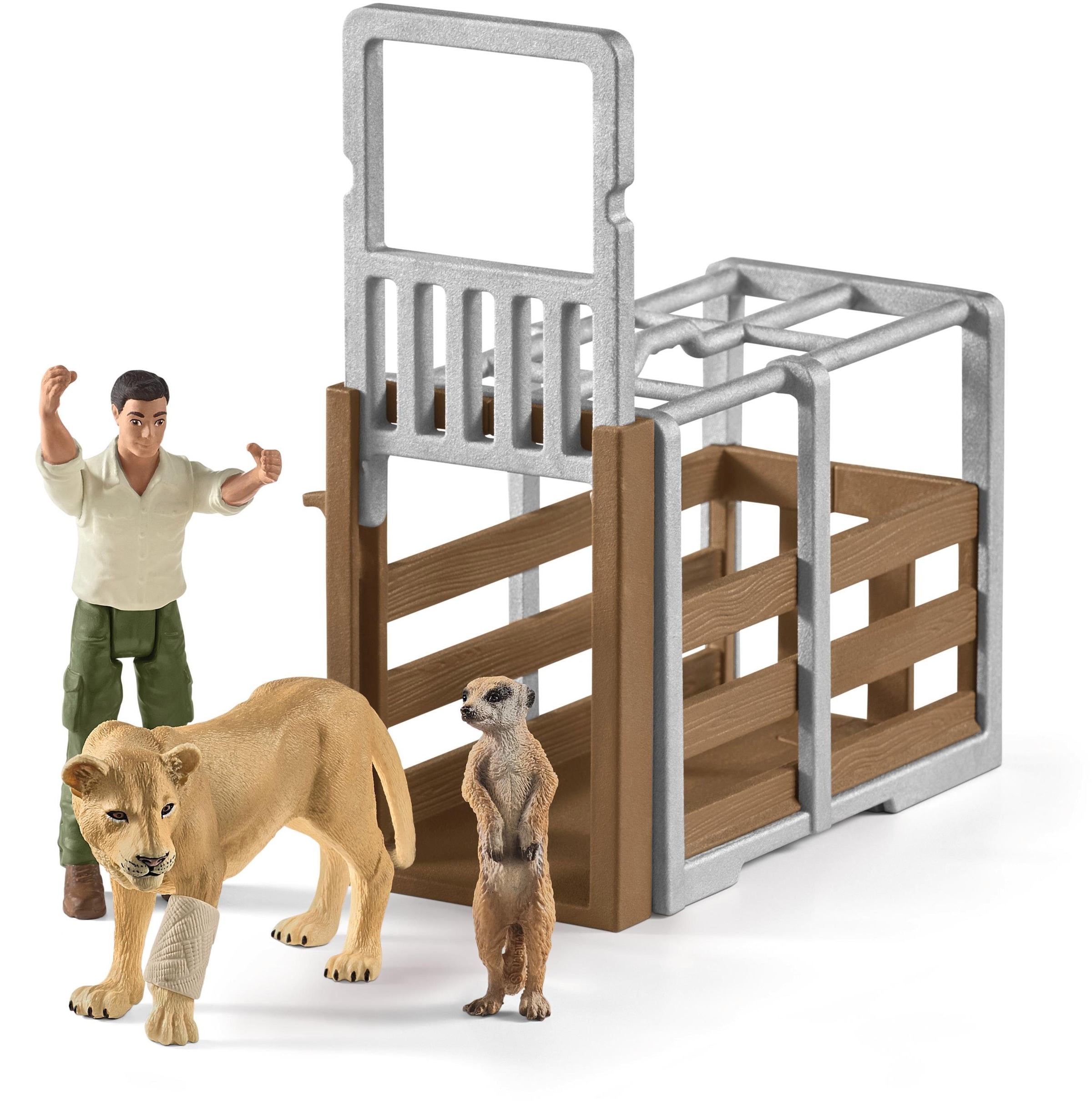 Schleich® Spielwelt »WILD LIFE, Grosser Truck Tierrettung (42475)«, (Set), Made in Europe