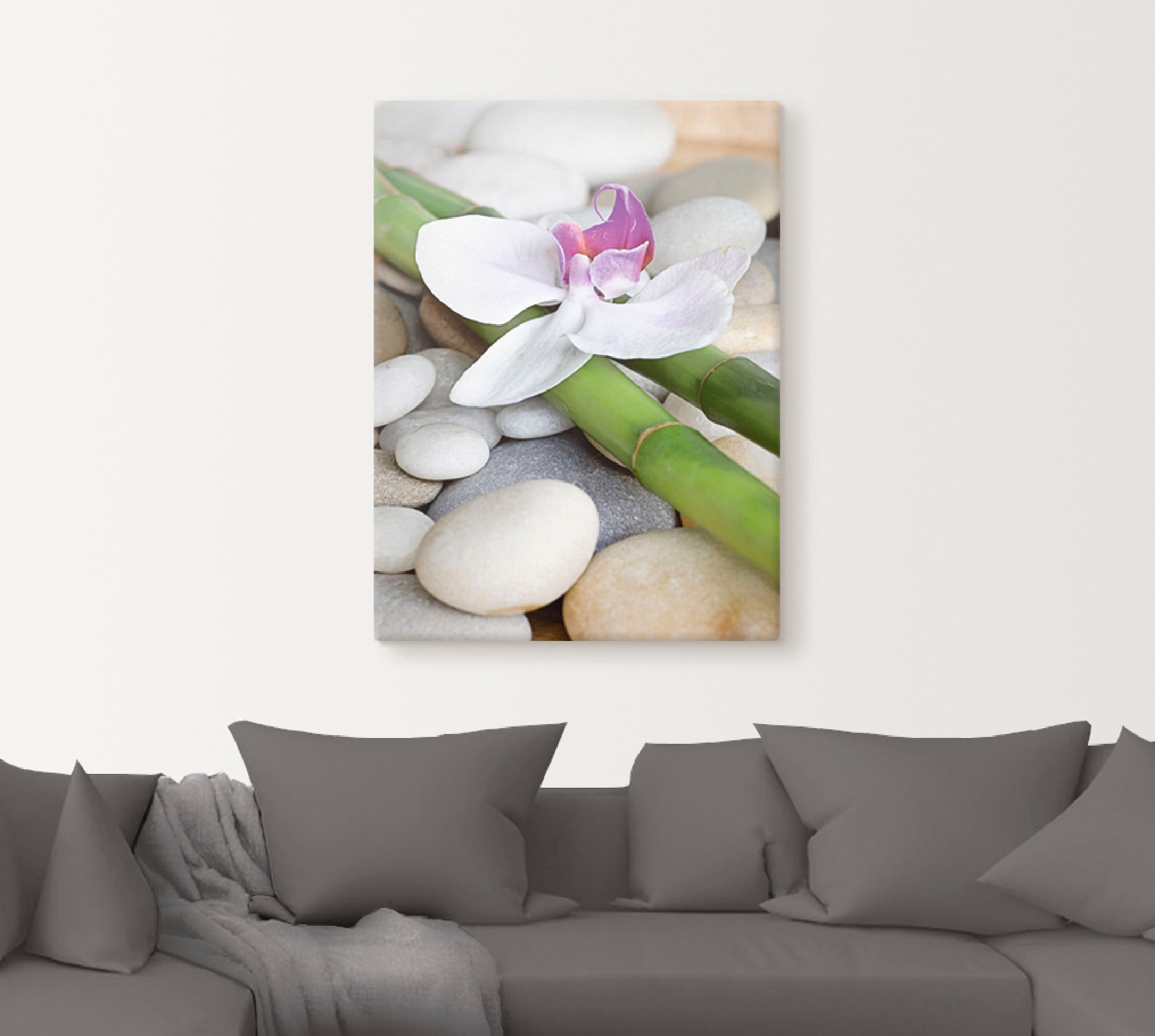Artland Tableau sur toile »Zen Orchidee« 1 cuis tlg. als Alubild, Outdoorbild, Leinwandbild, Wandaufkleber, versch. Grössen