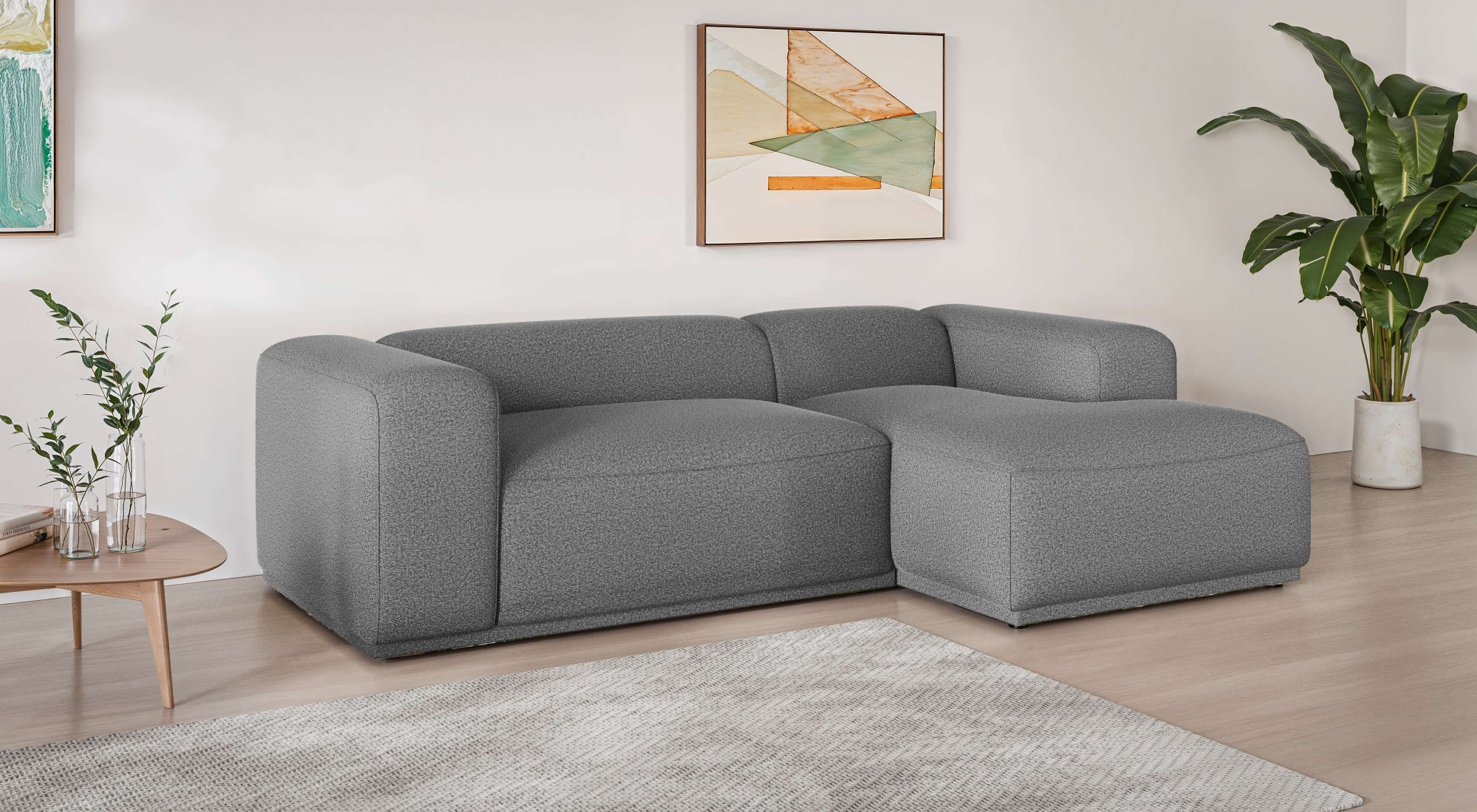 Image of s.Oliver Ecksofa "EMMERIK Designersofa, L-Form mit Wellenfederung, B/T/H: 260/155/73 cm" hoher Sitzkomfort, gemütlich und modern, auch in Cord