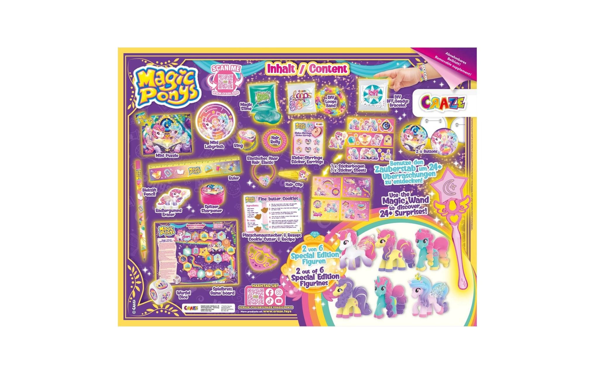 CRAZE Adventskalender »Magic Ponys« ab 3 Jahren