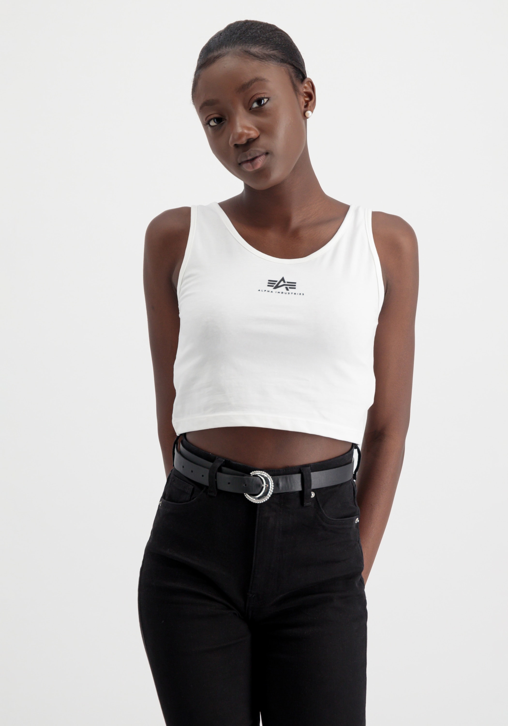 Image of Alpha Industries Muskelshirt "Basic Crop-Tank SL Women"