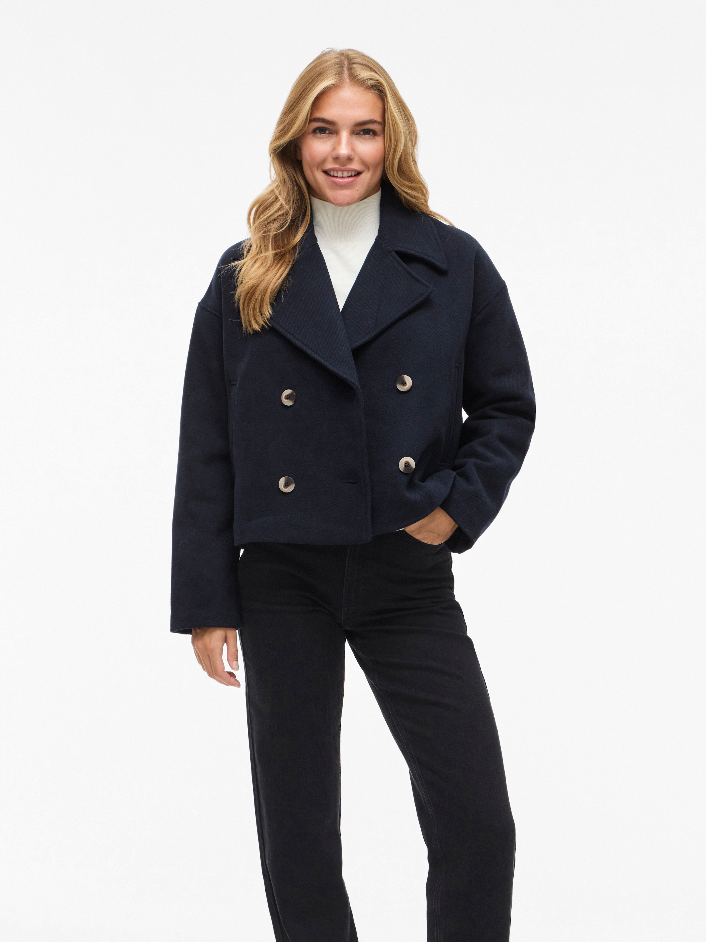 Vila Veste courte »VIKAMINA L/S V-NECK JACKET - NOOS«