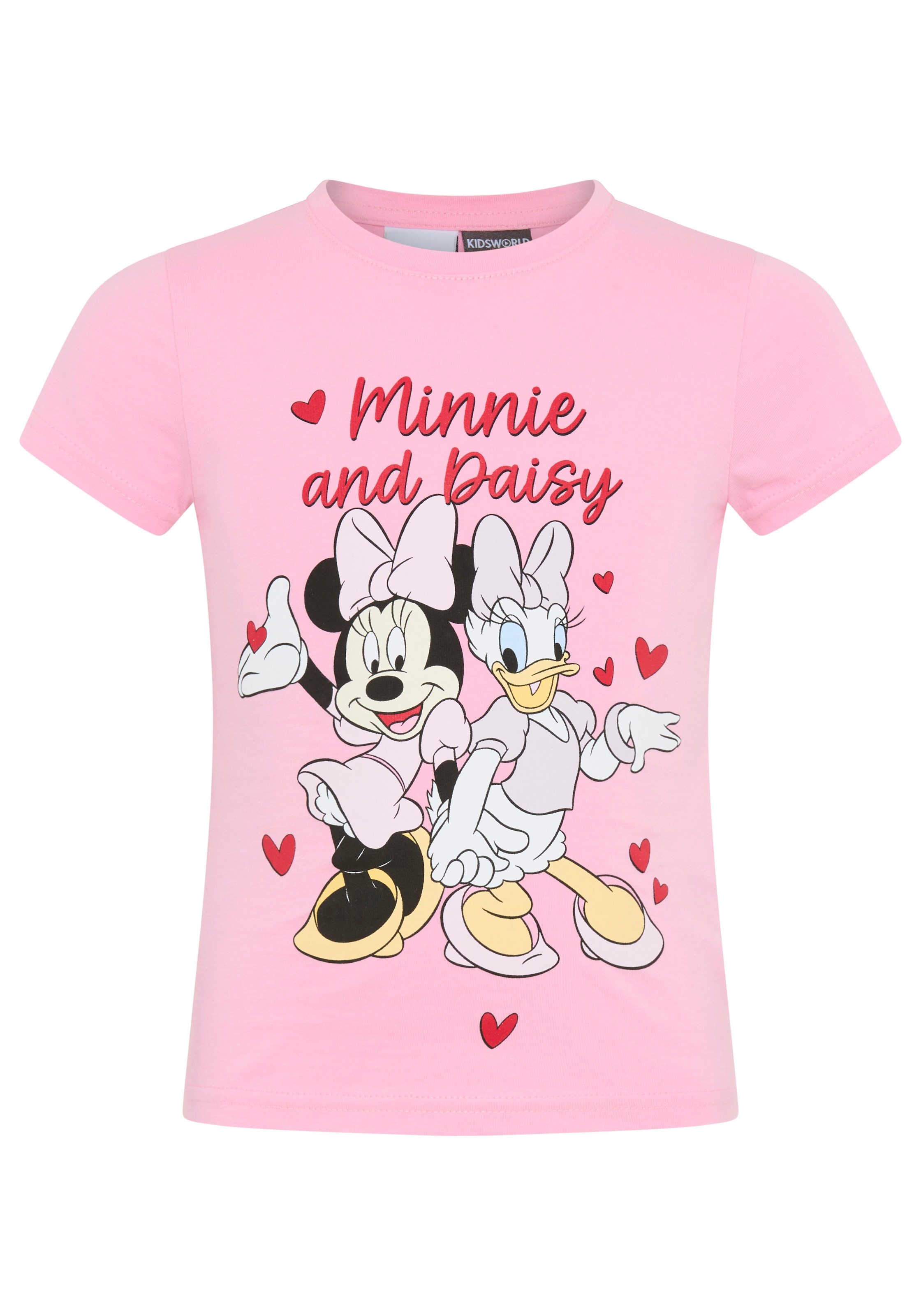 KIDSWORLD T-shirt »MINNIE & DAISY - Disney Shirt« modischer Stil, Kurzarm, auch in grossen Grössen, aus Baumwolle