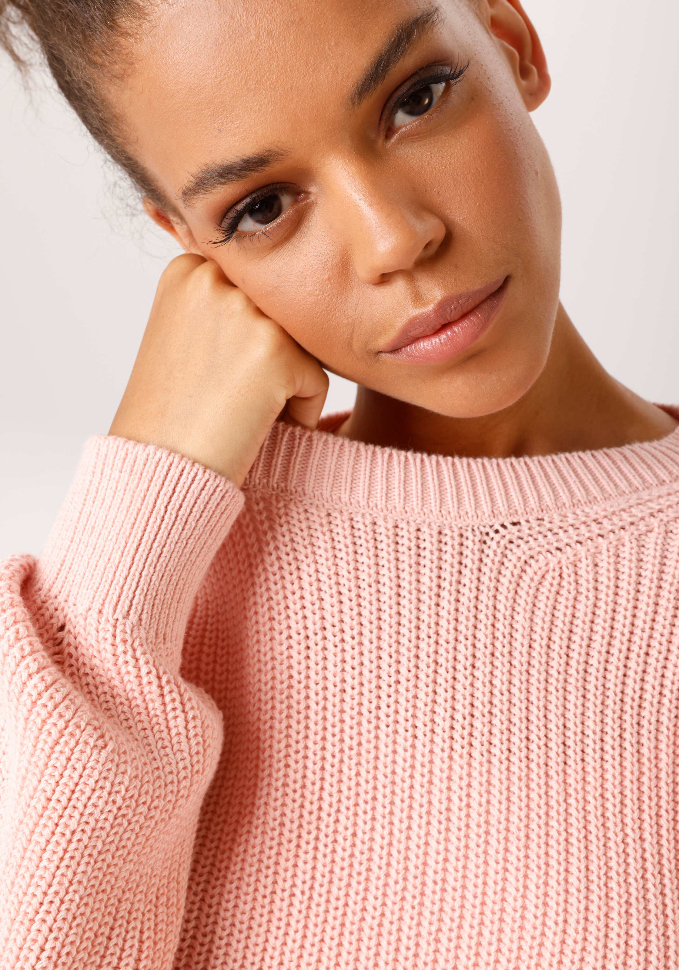 Aniston CASUAL Strickpullover in trendiger Farbpalette - NEUE KOLLEKTION