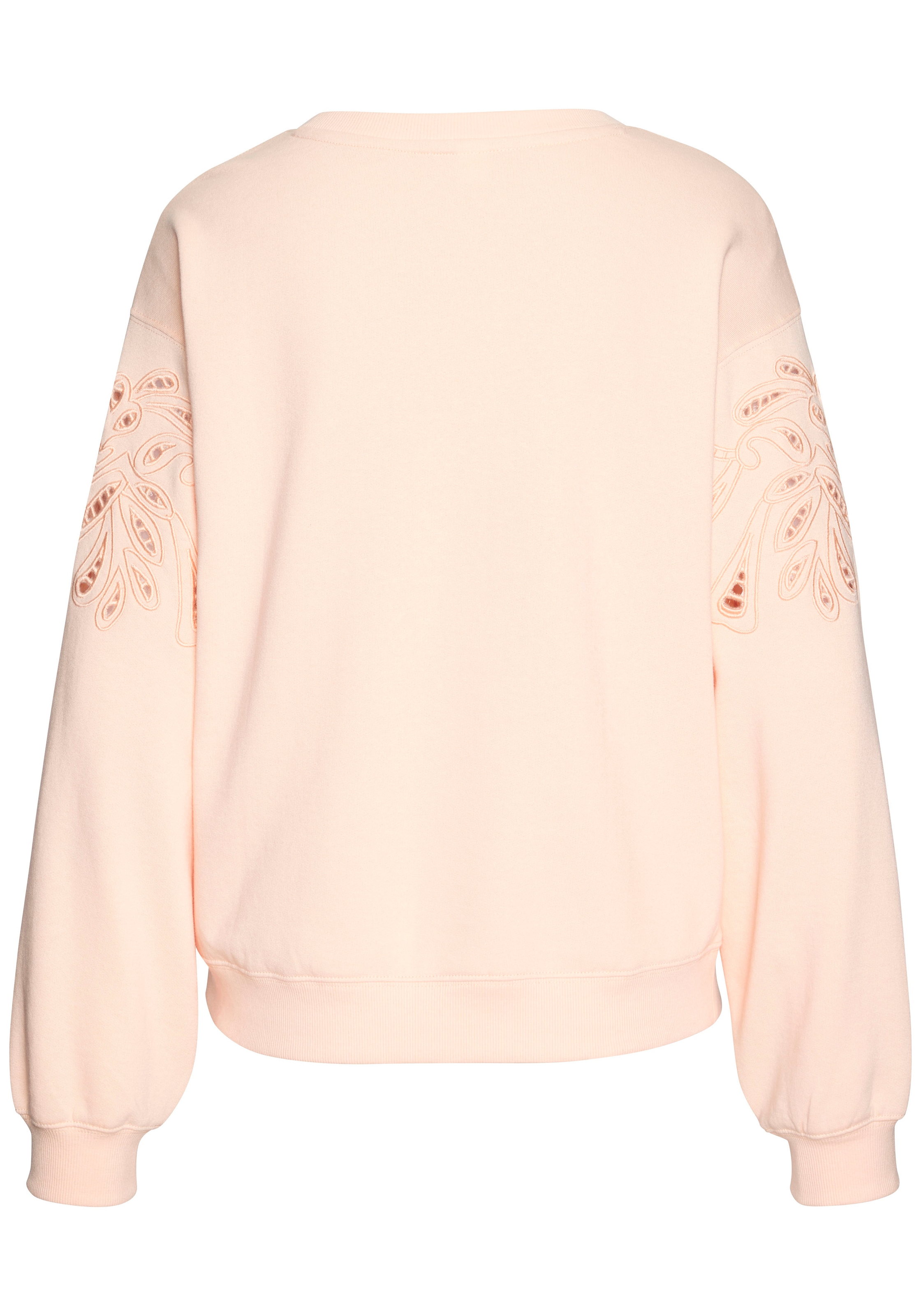 Vivance Sweatshirt, mit Lochstickerei, weicher Baumwoll-Mix