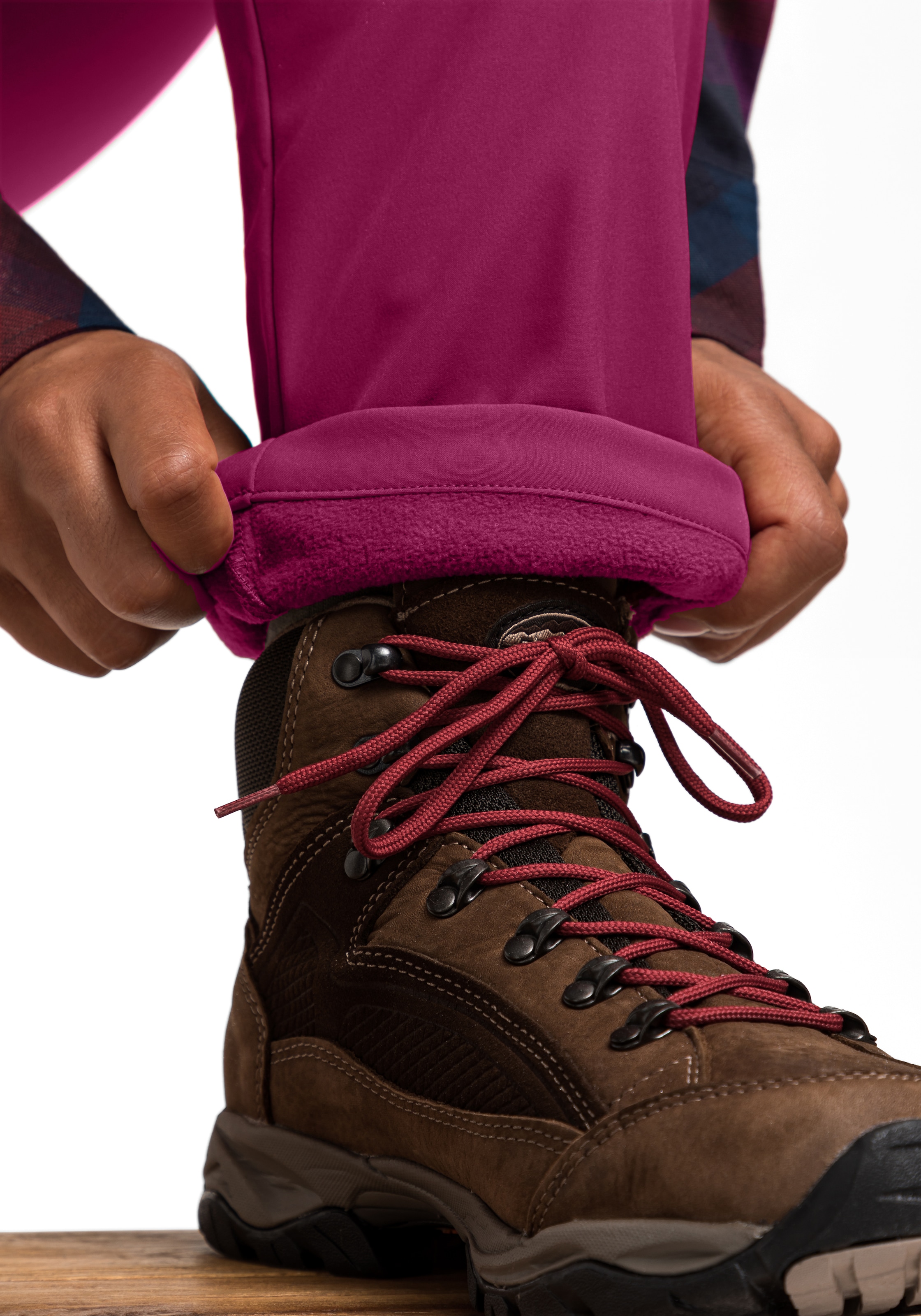 Maier Sports Funktionshose »Perlit W«, warme Damen Softshellhose, Winter Outdoorhose, winddicht, Regular Fit