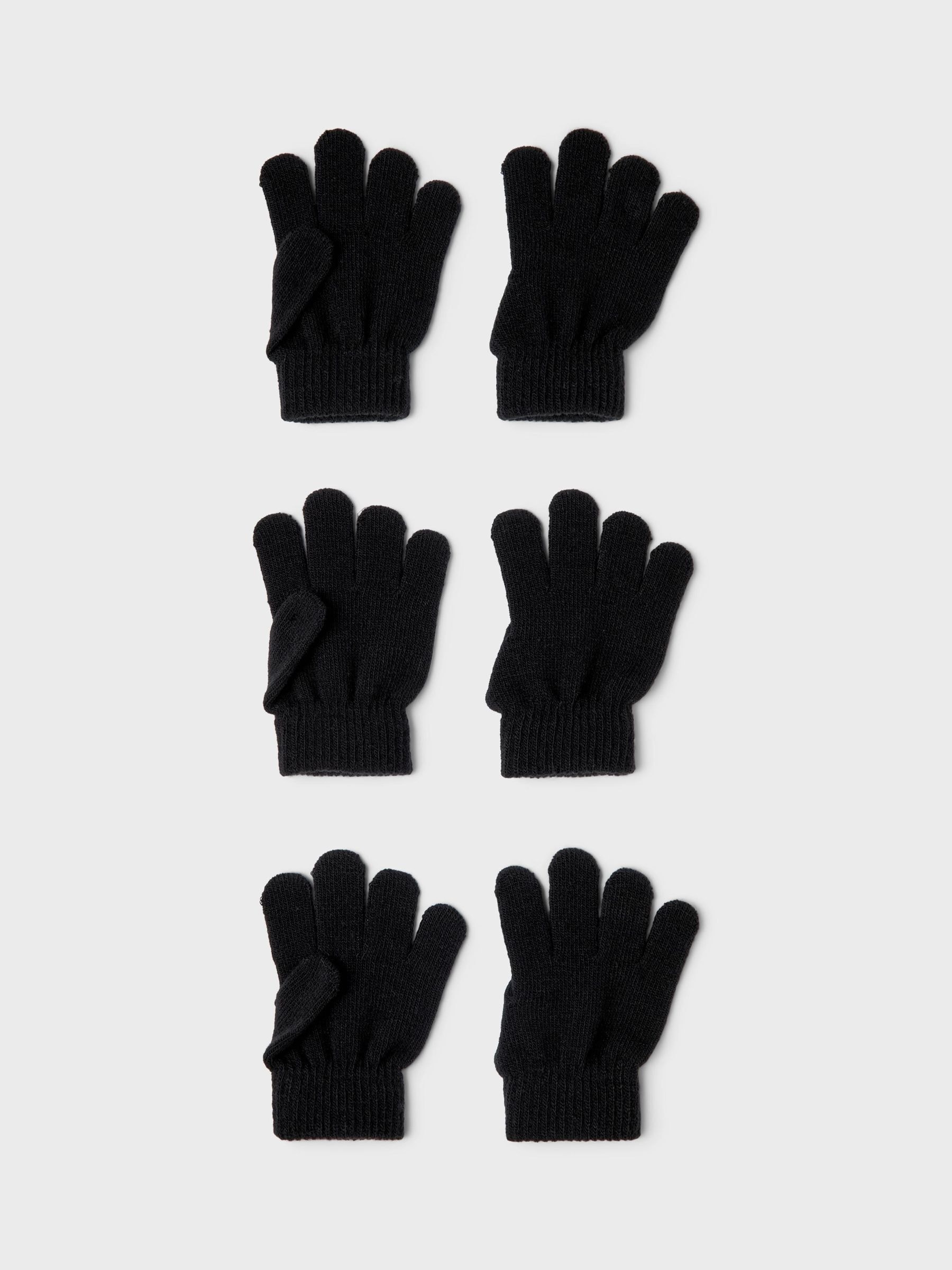 Name It Strickhandschuhe »NKNMAGIC GLOVES 3P NOOS«, (Packung, 3 St.)