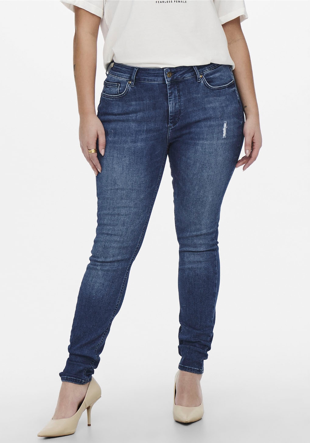 Skinny-fit-Jeans »CARWILLY REG SKINNY JEANS DNM REA«