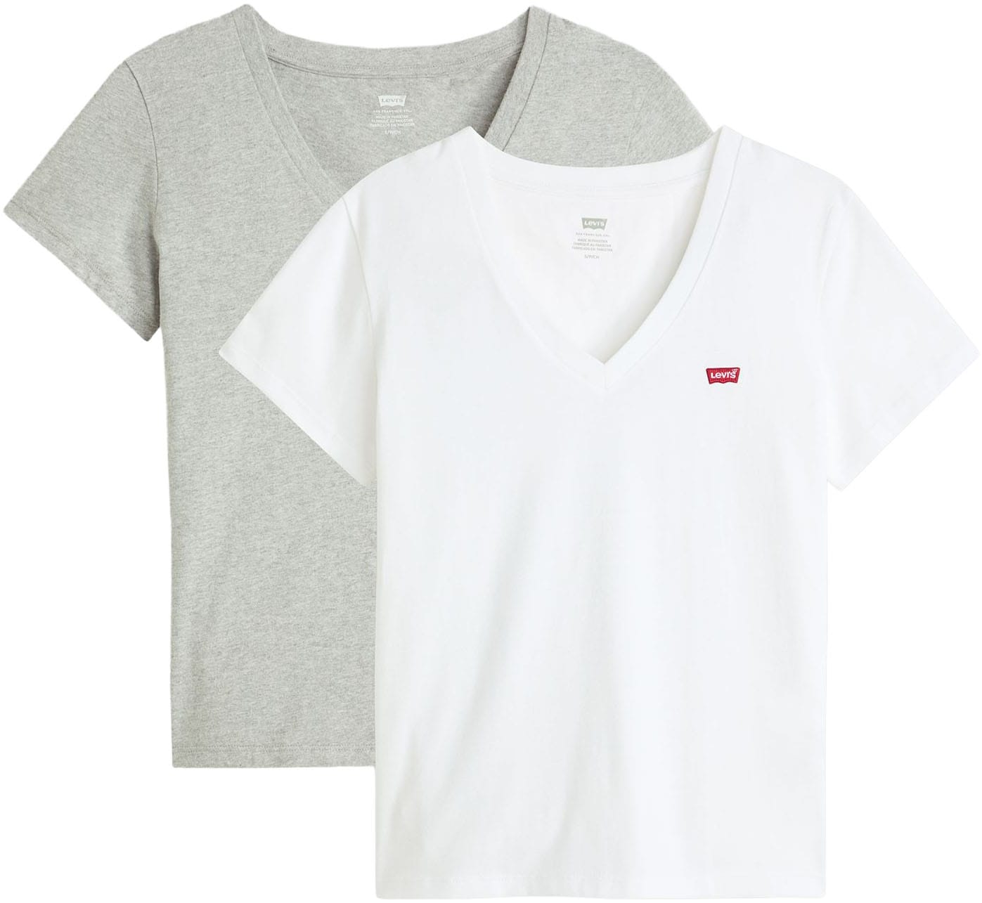 Image of Levis T-Shirt "VNECK TEE 2 PACK" Packung, 2 Stk.