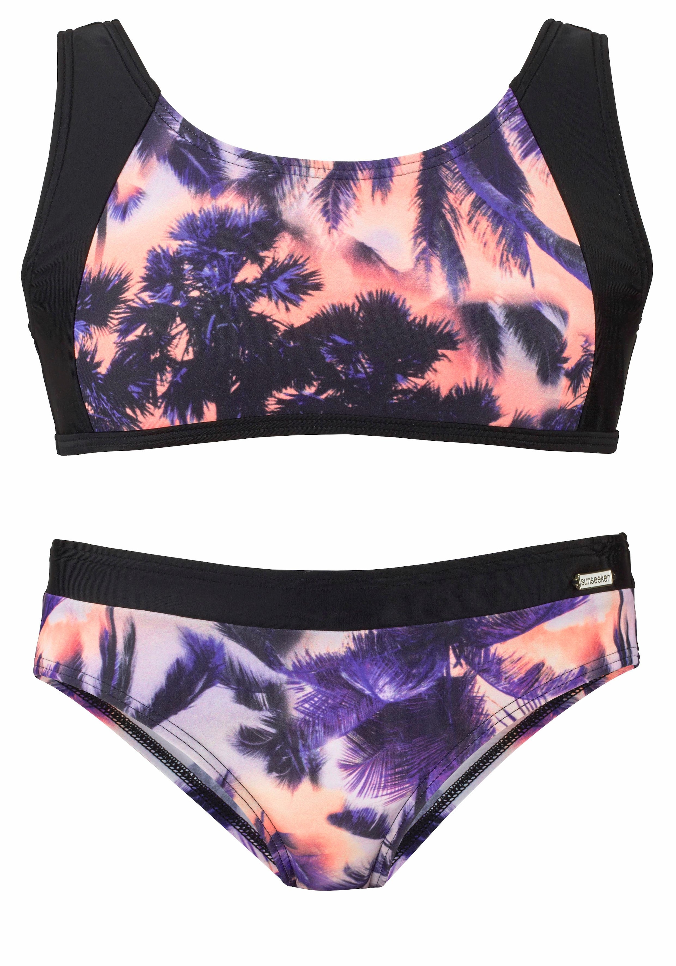Palmendruck Trendige Mindestbestellwert mit Bustier-Bikini, ohne kaufen Sunseeker
