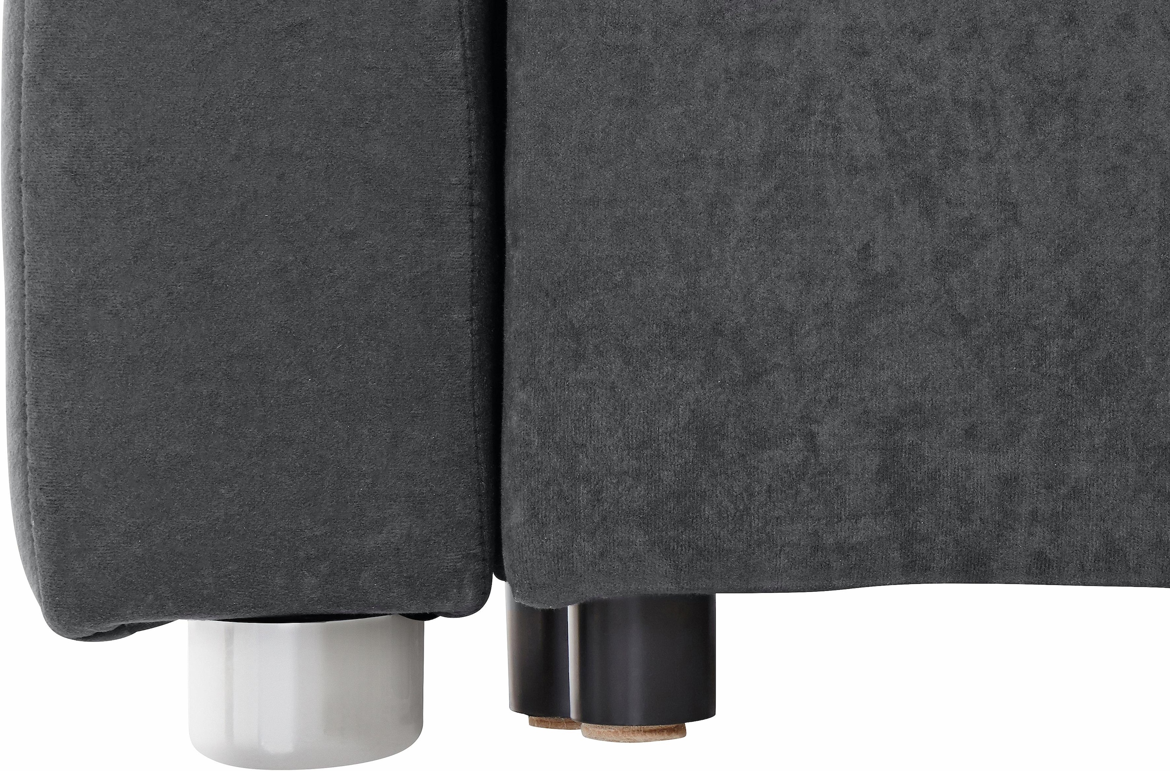 COLLECTION AB Ecksofa »Parma L-Form« mit Bettfunktion und Federkern