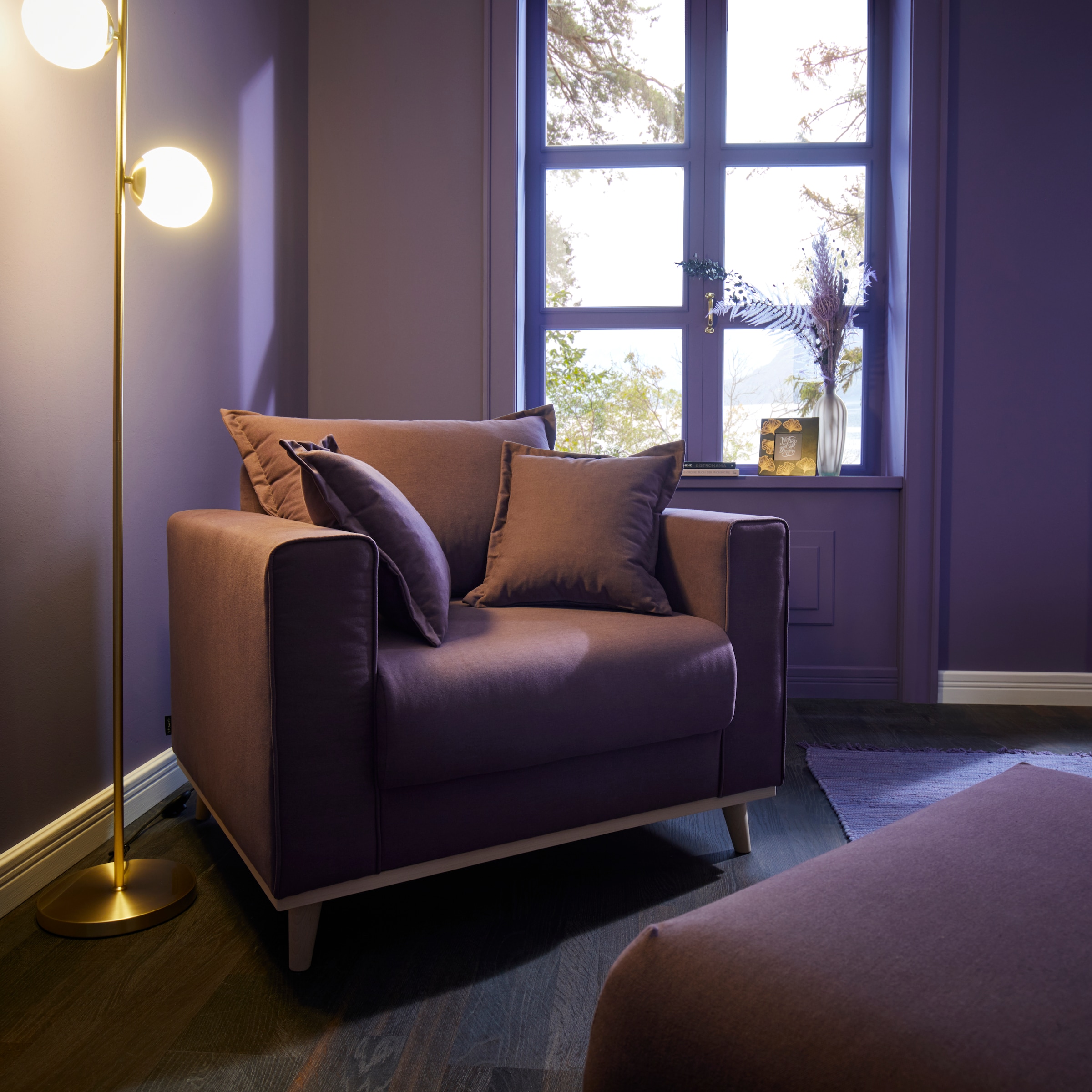 Image of Home affaire Sessel »Edina«, auch in Baumwollmix-Bezug, im skandinavischem Stol bei Ackermann Versand Schweiz