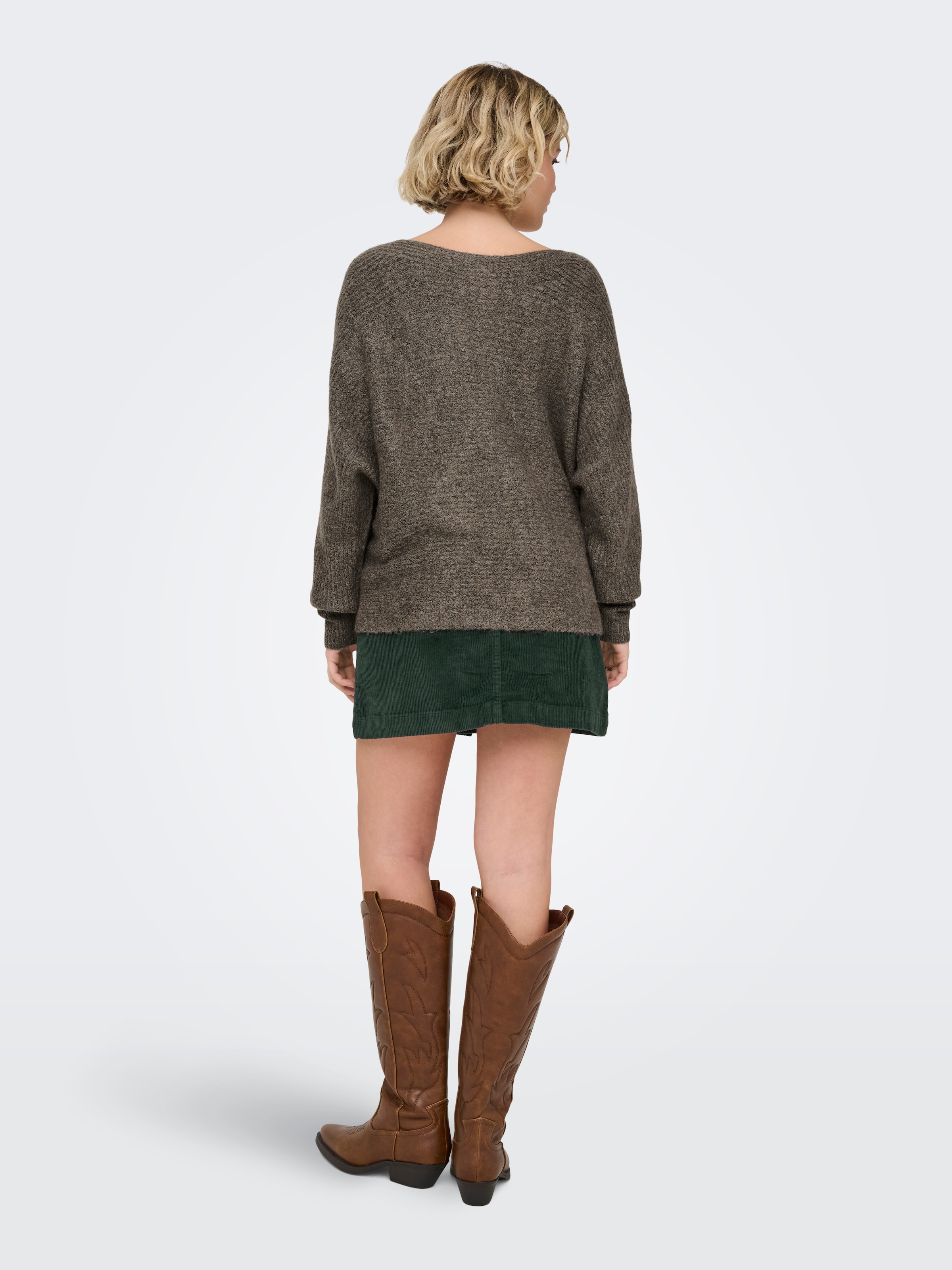 ONLY Strickpullover »ONLDANIELLA L/S PULLOVER KNT NOOS« Materialmix, regular fit