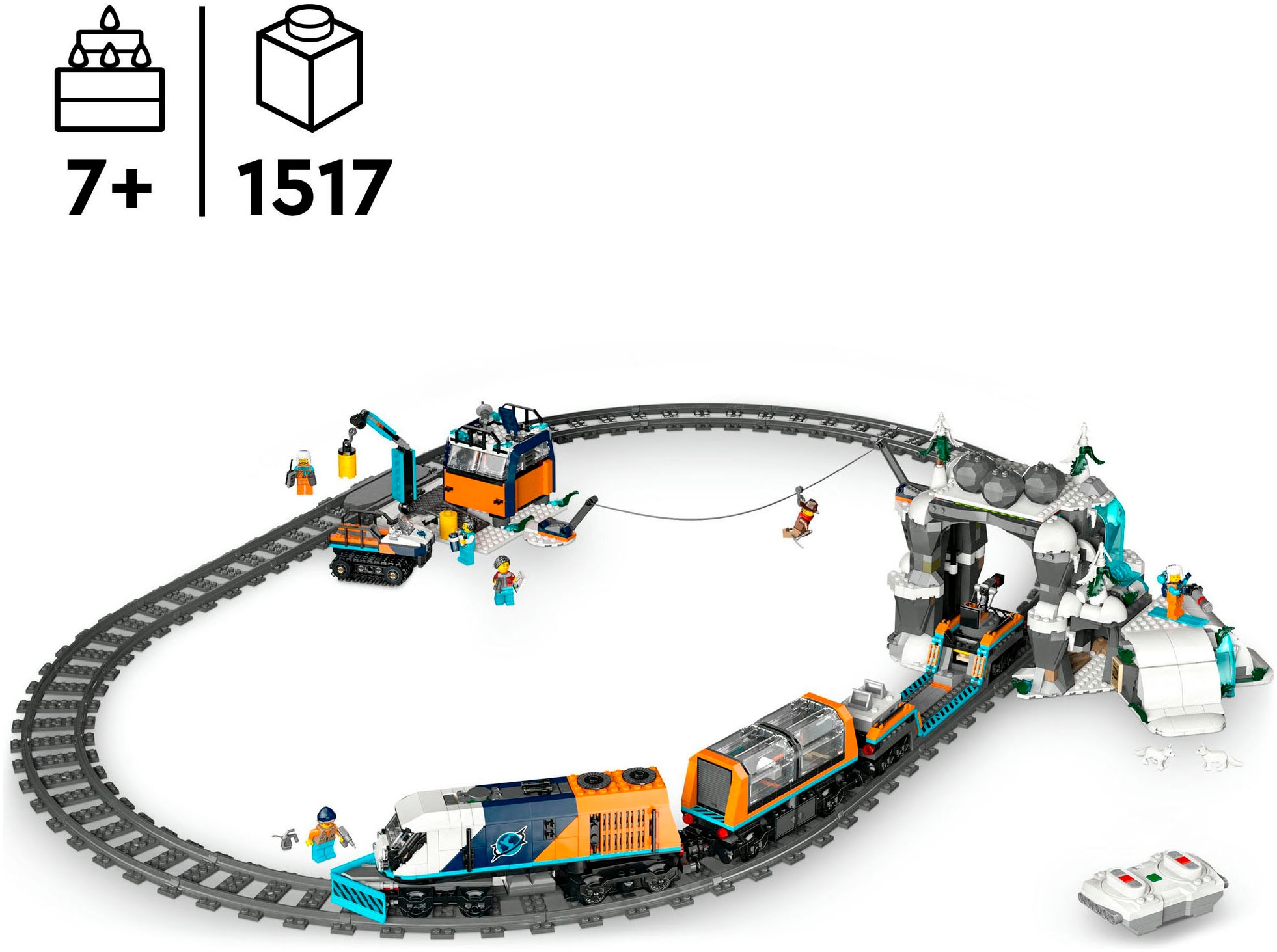 LEGO® Pions de construction »Arktis-Polarexpress (60470), LEGO City« Made in Europe