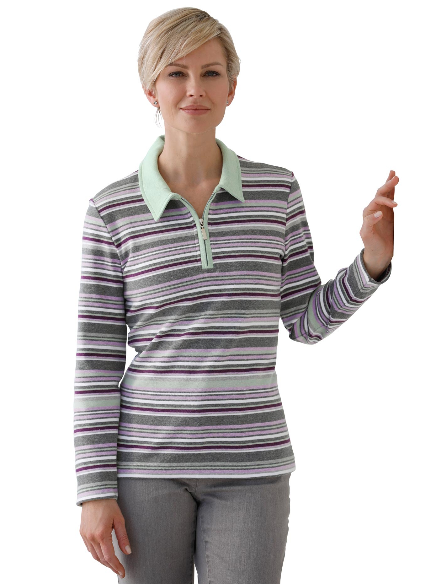 Image of Casual Looks Poloshirt »Winter-Shirt«, (1 tlg.) bei Ackermann Versand Schweiz