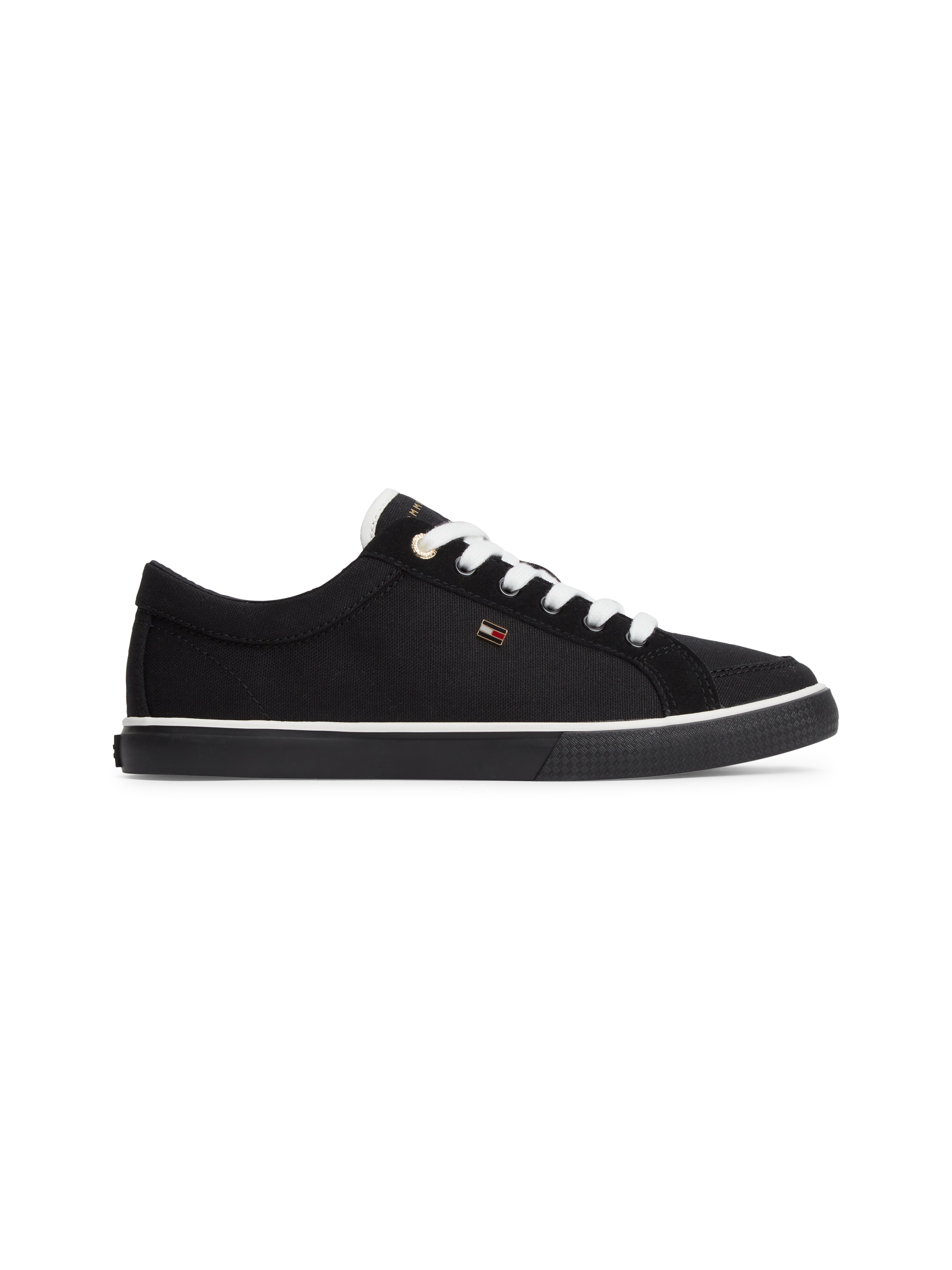 Tommy Hilfiger Sneakers »TH LOW VULC«  Chaussure de loisirs, chaussure à lacets avec logo sur la languette