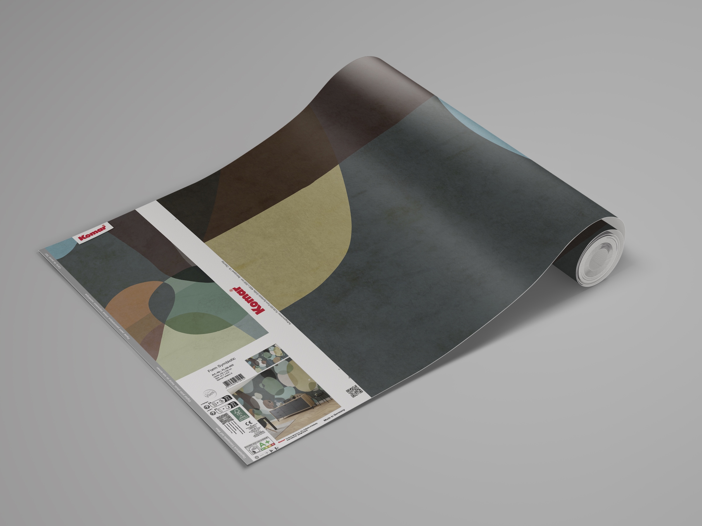 Komar Fototapete »Komar Vlies Fototapete - Form Symbiotic - Grösse 400 x 250 cm« bedruckt glatt