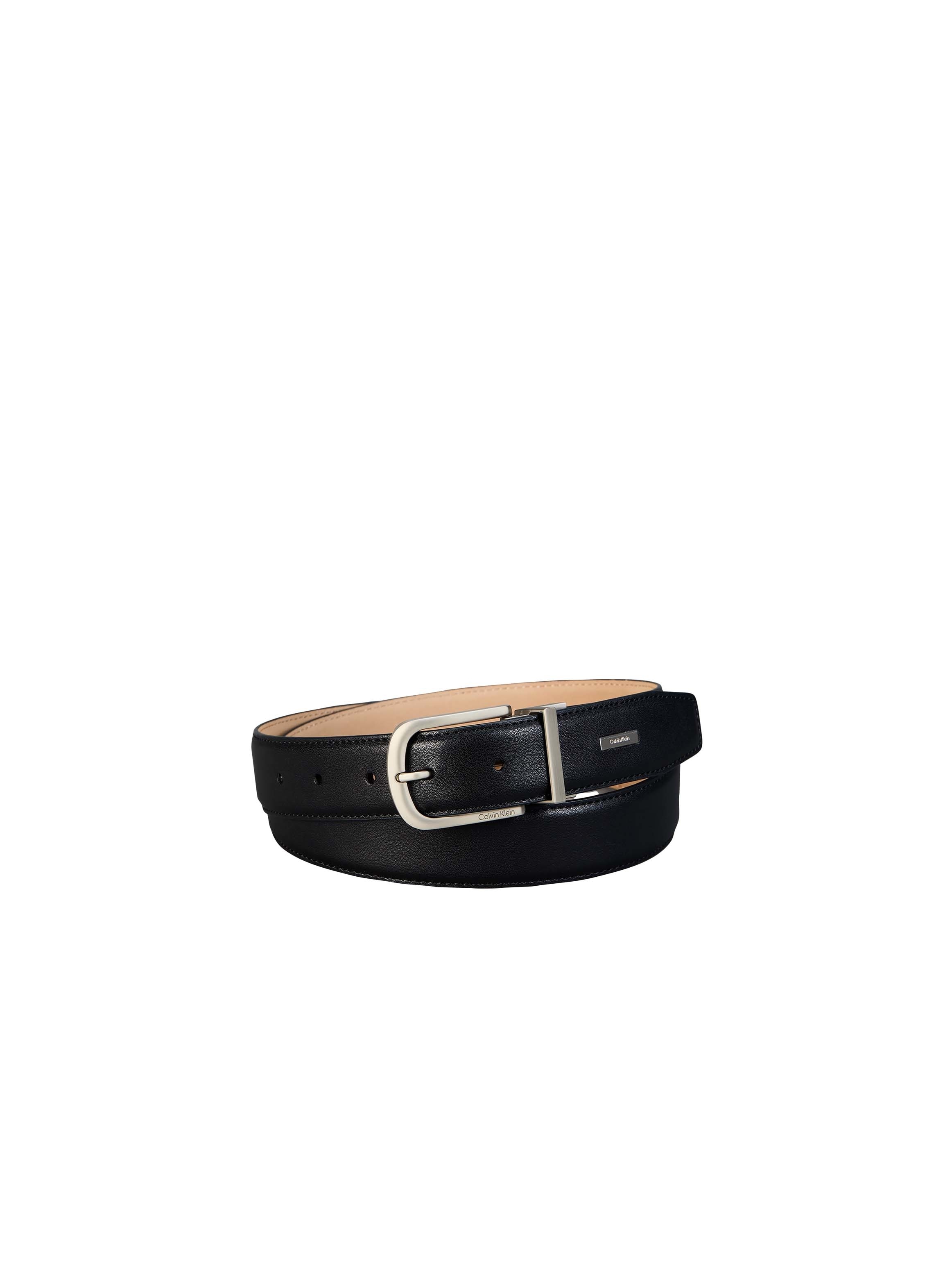 Image of Calvin Klein Ledergürtel "CURVED PIN BUCKLE SMOOTH 32MM AD" Regular fit und grössenverstellbar
