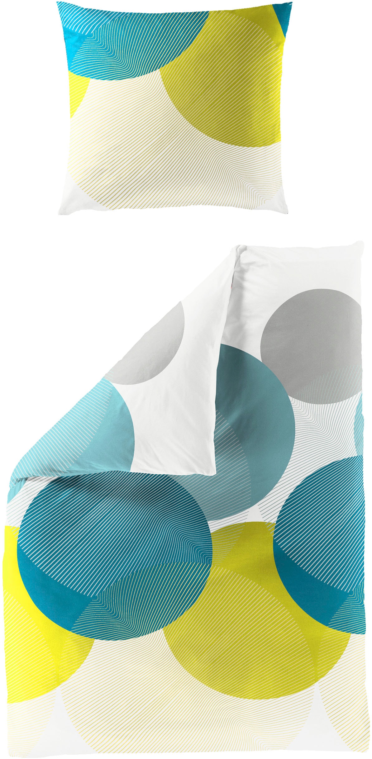Image of BIERBAUM Bettwäsche "6155" 2 Stk. Mako-Satin, 100 % Baumwolle, pflegeleicht