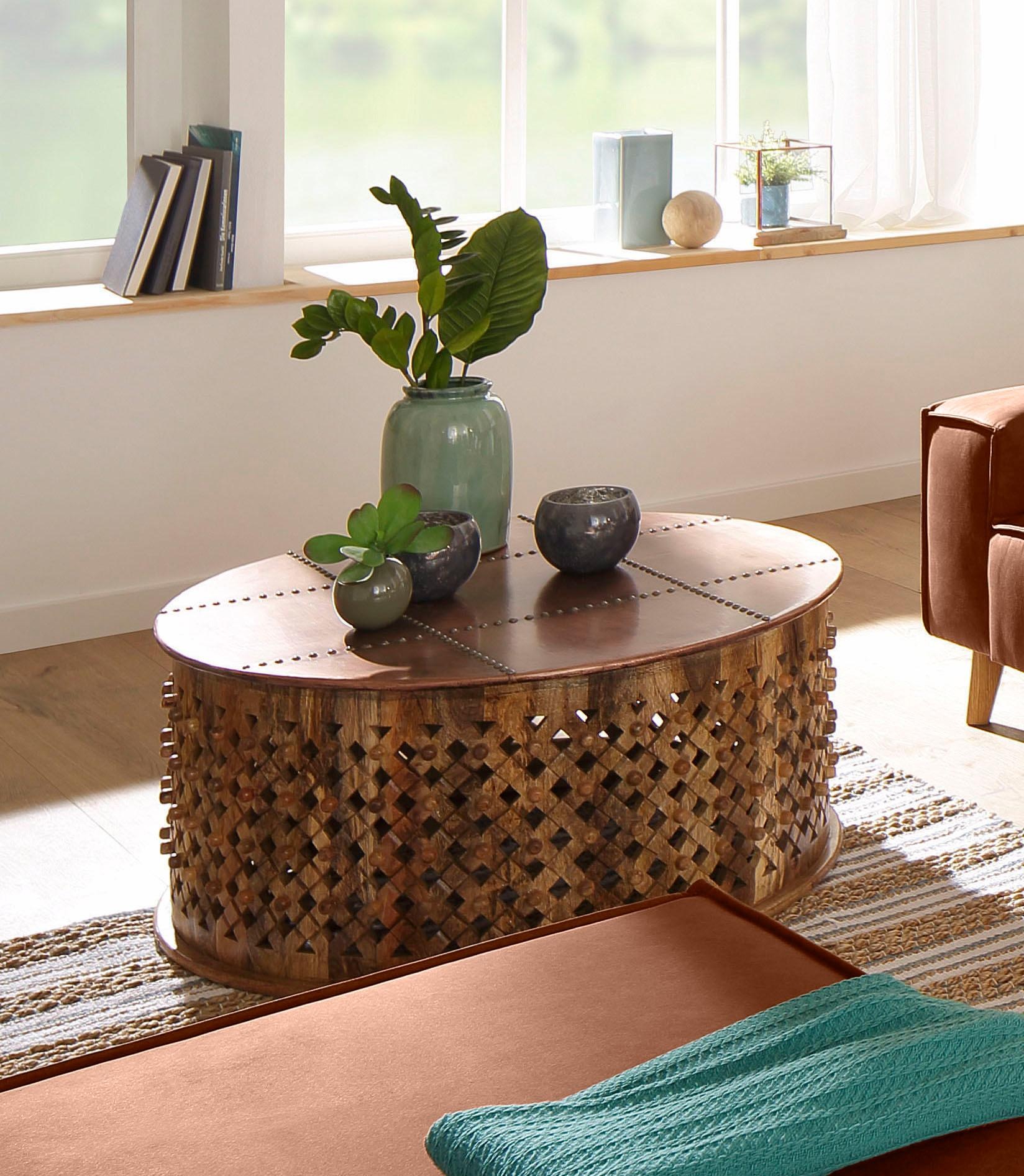 Image of Home affaire Couchtisch »Vikrim«, rund, Breite 92 cm bei Ackermann Versand Schweiz