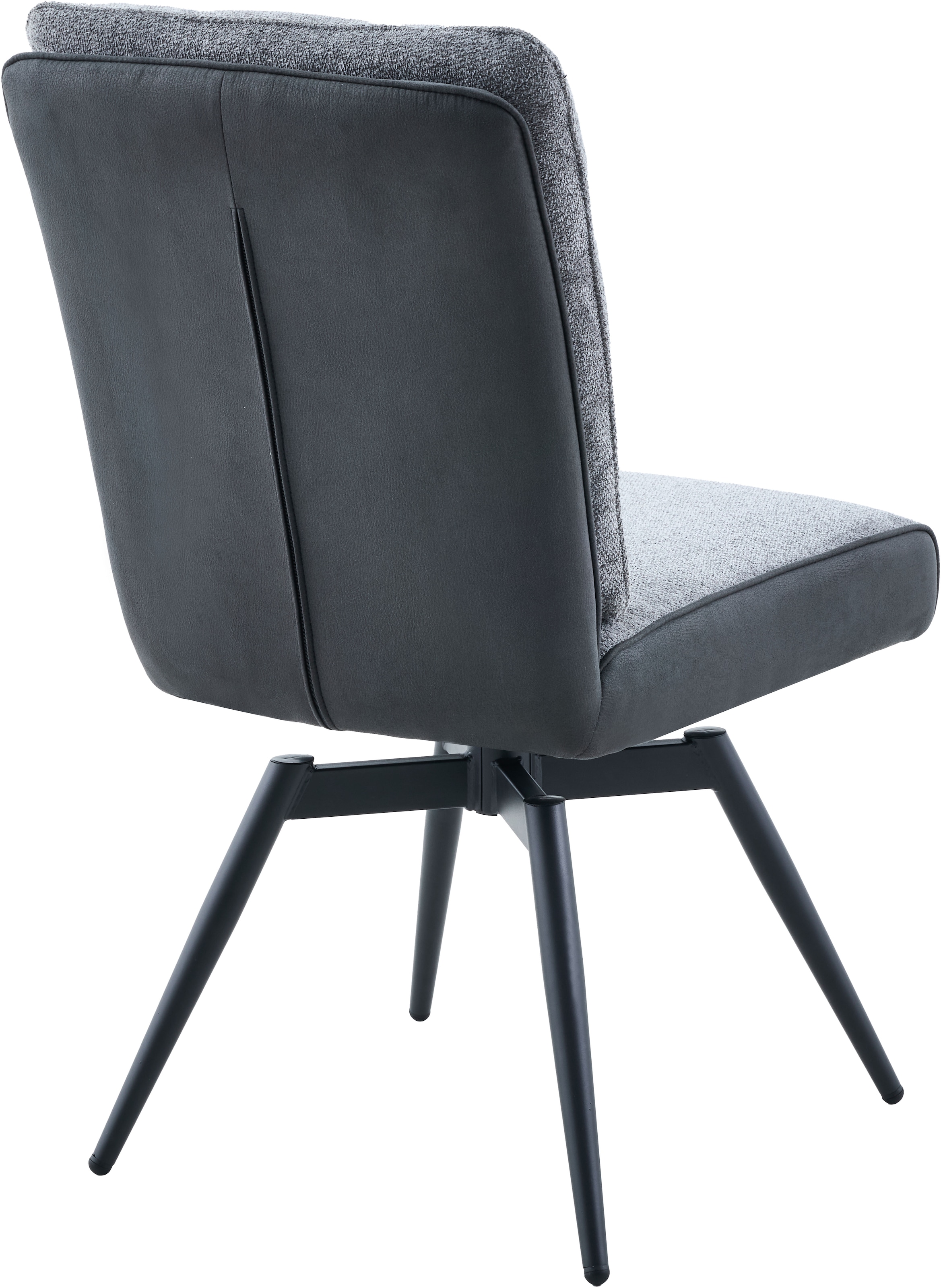 HELA 4-Fussstuhl »TOMAR« () 2 Stk.XL Sitzbreite, 360° drehbar, mit Federkorb, Materialkombi
