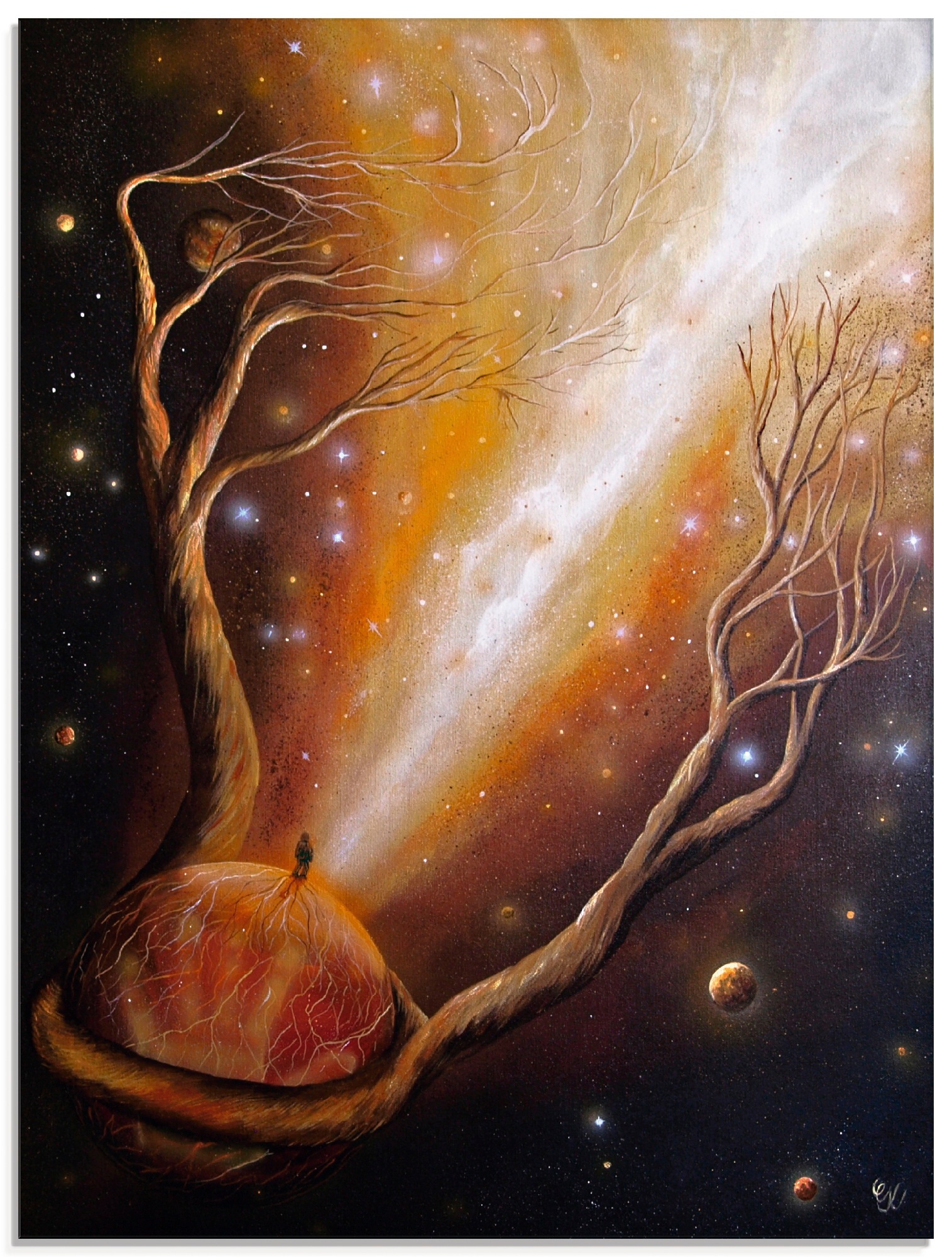 Image of Artland Glasbild »Keiner geht so ganz«, klassische Fantasie, (1 St.) bei Ackermann Versand Schweiz