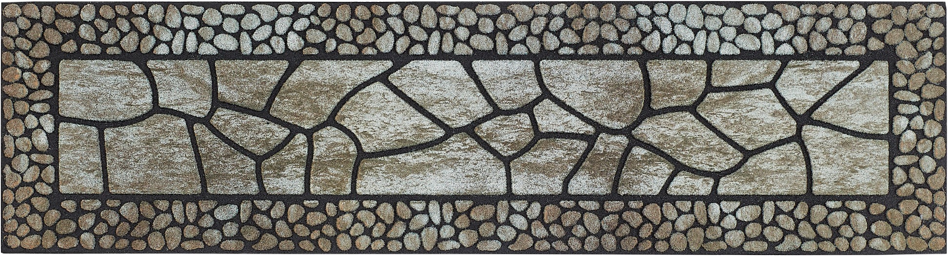 Image of Andiamo Stufenmatte "Outdoor, 2er Set" rechteckig 6 mm Höhe Outdoor-Stufenmatten, Stein Motiv, Gartenbereich, Aussenbereich