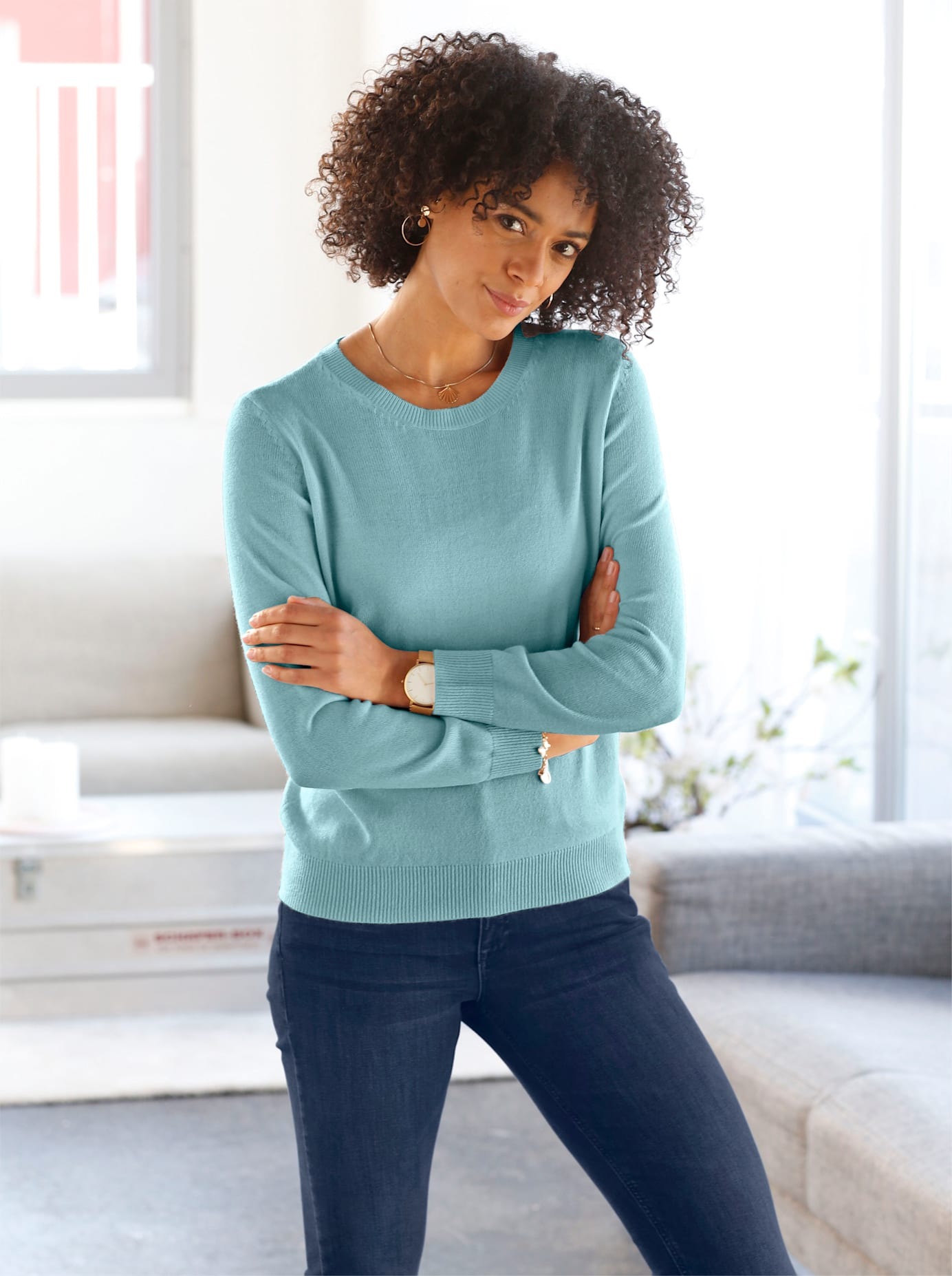 Classic Basics Rundhalspullover "Rundhals-Pullover"