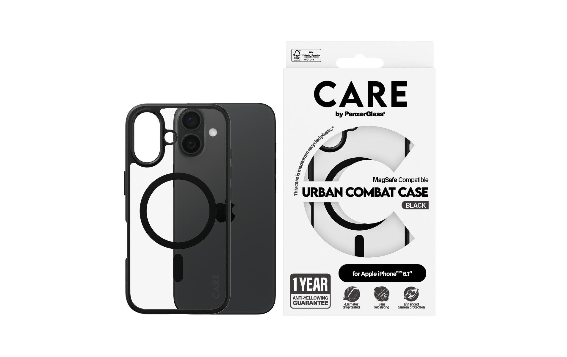 CARE by PanzerGlass Backcover »Flagship iPhone 16«, iPhone 16