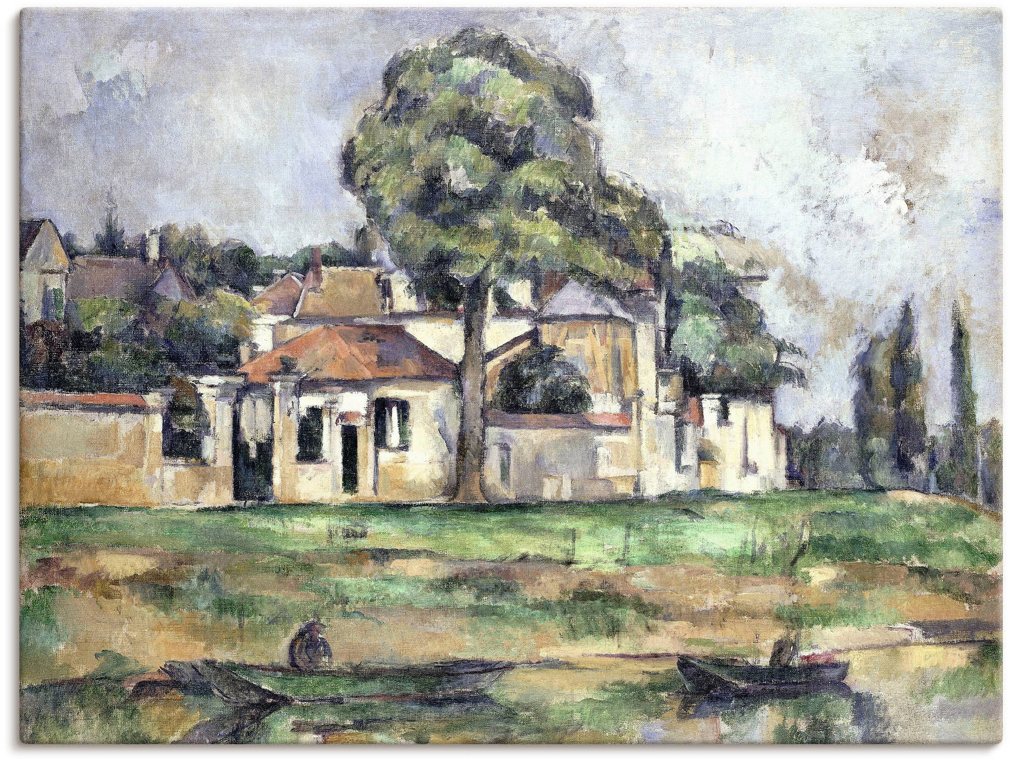 Image of Artland Wandbild »Stillleben mit Äpfeln und Orangen«, Gebäude, (1 St.), in vielen Grössen & Produktarten -Leinwandbild, Poster, Wandaufkleber / Wandtattoo auch für Badezimmer geeignet bei Ackermann Versand Schweiz